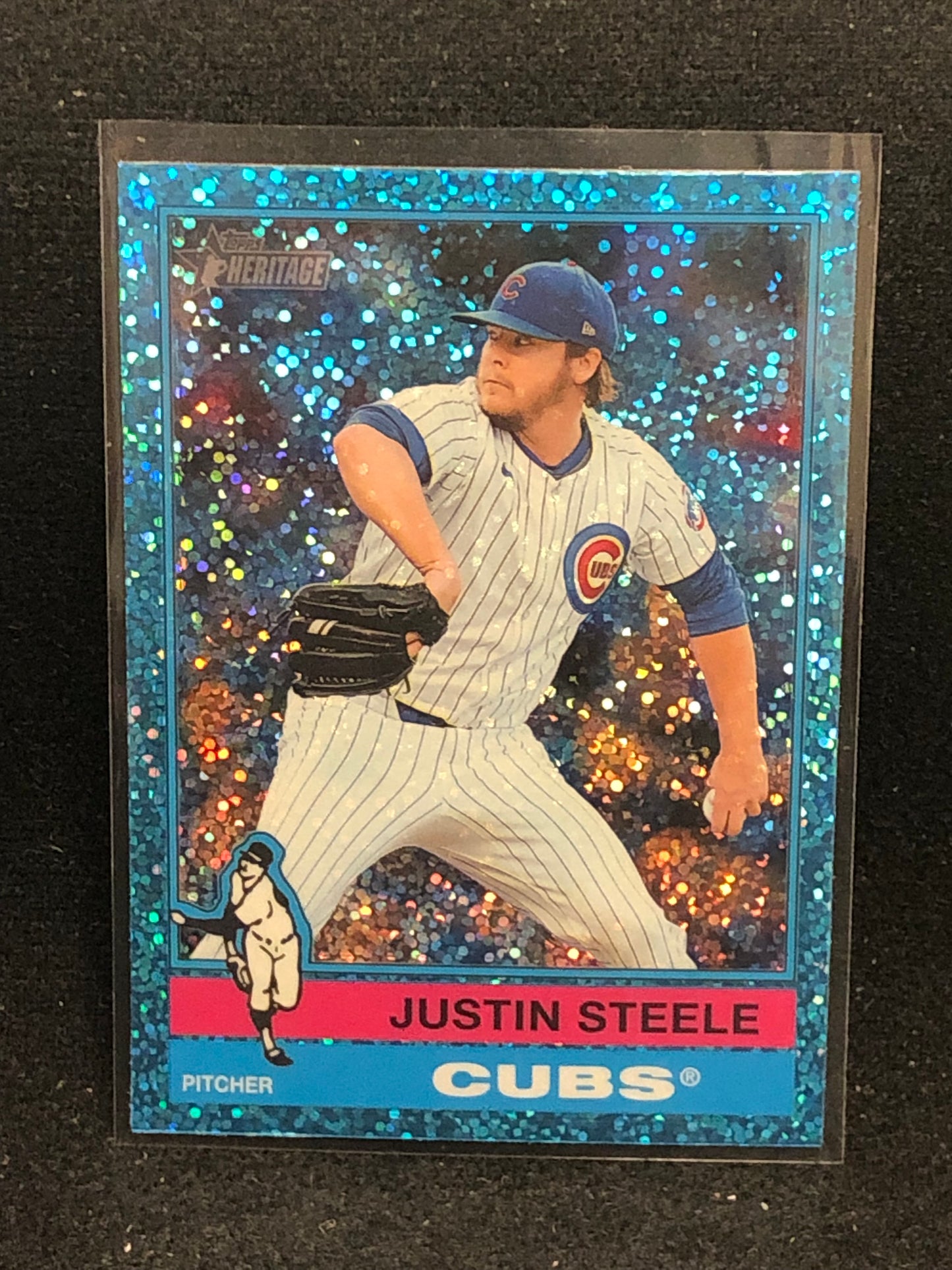 2025 Topps Heritage Baseball U-PICK Light Blue Sparkle Singles