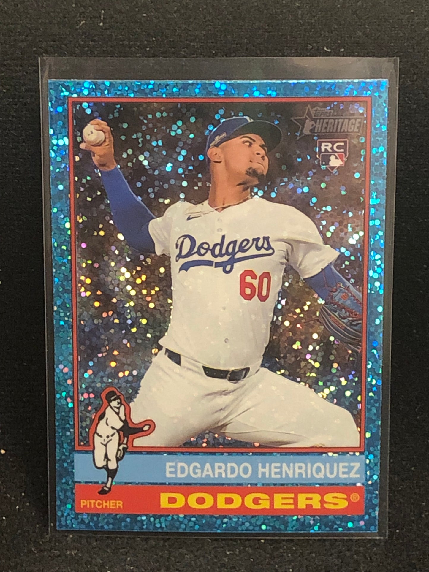 2025 Topps Heritage Baseball U-PICK Light Blue Sparkle Singles
