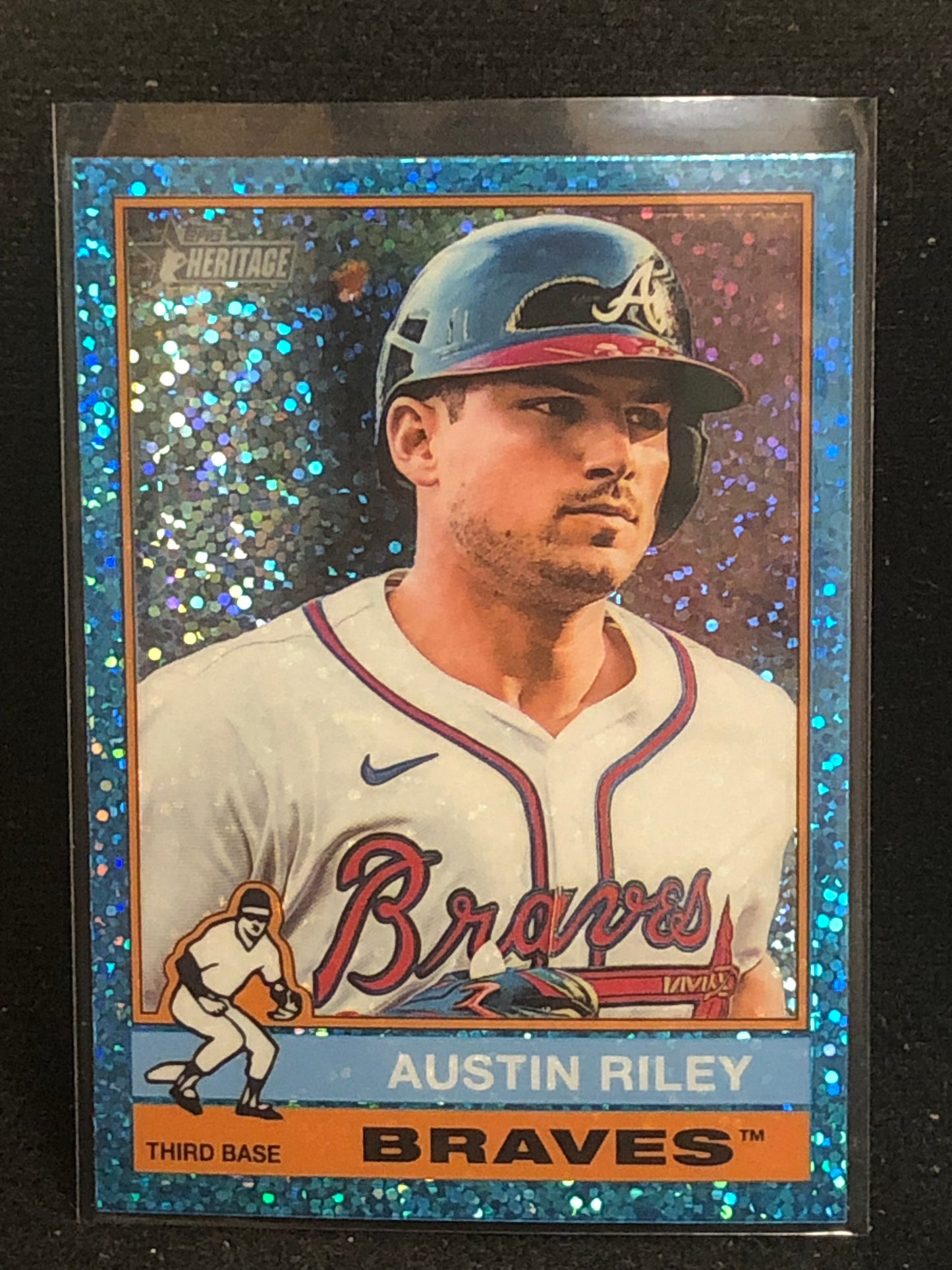 2025 Topps Heritage Baseball U-PICK Light Blue Sparkle Singles