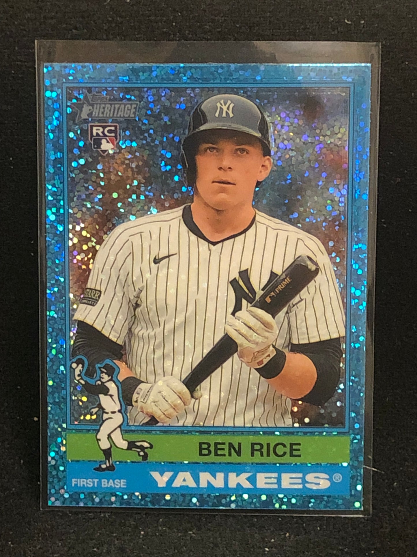 2025 Topps Heritage Baseball U-PICK Light Blue Sparkle Singles