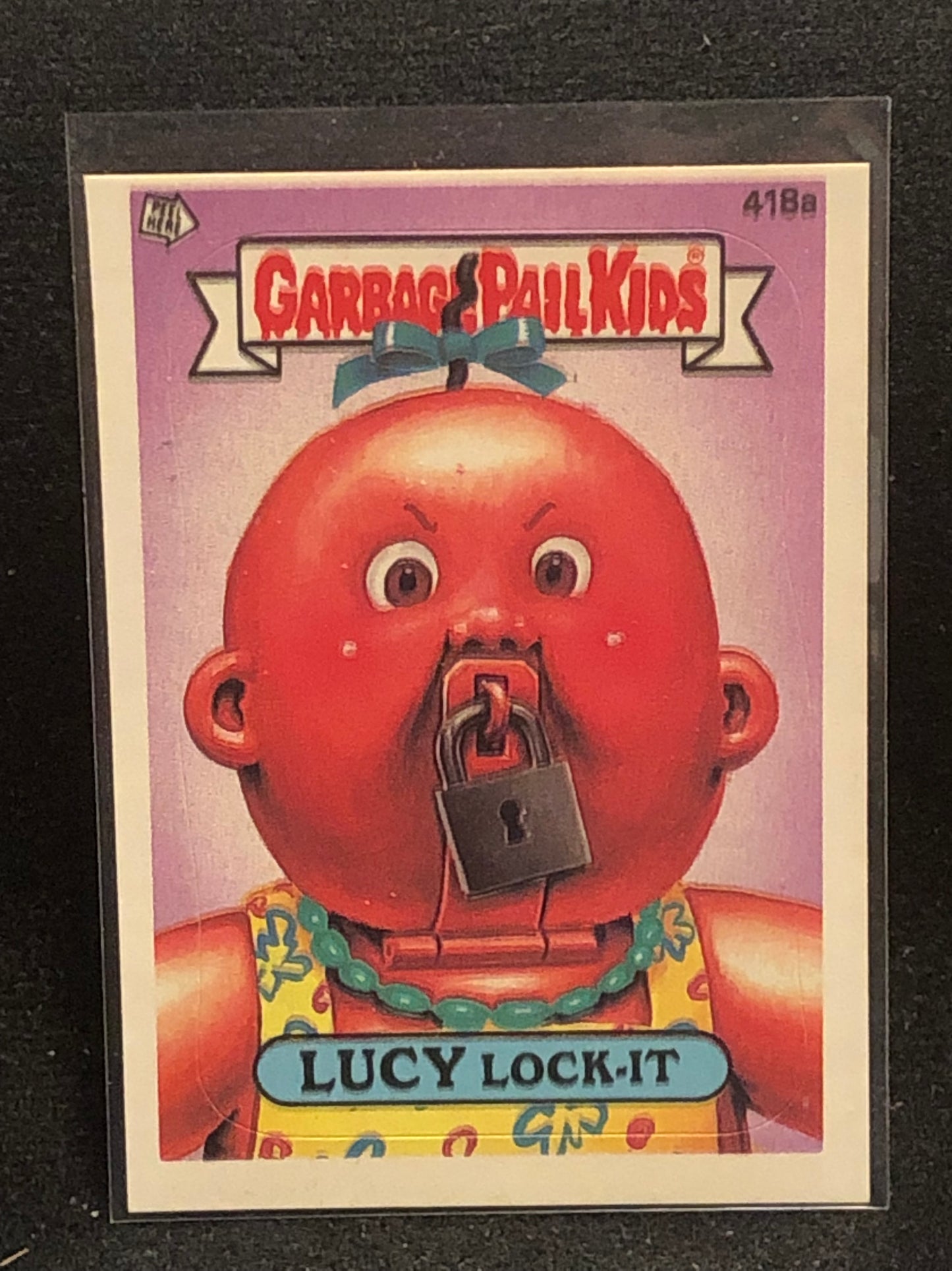 Garbage Pail Kids Original Series 11 (os11) 418a Lucy Lock It