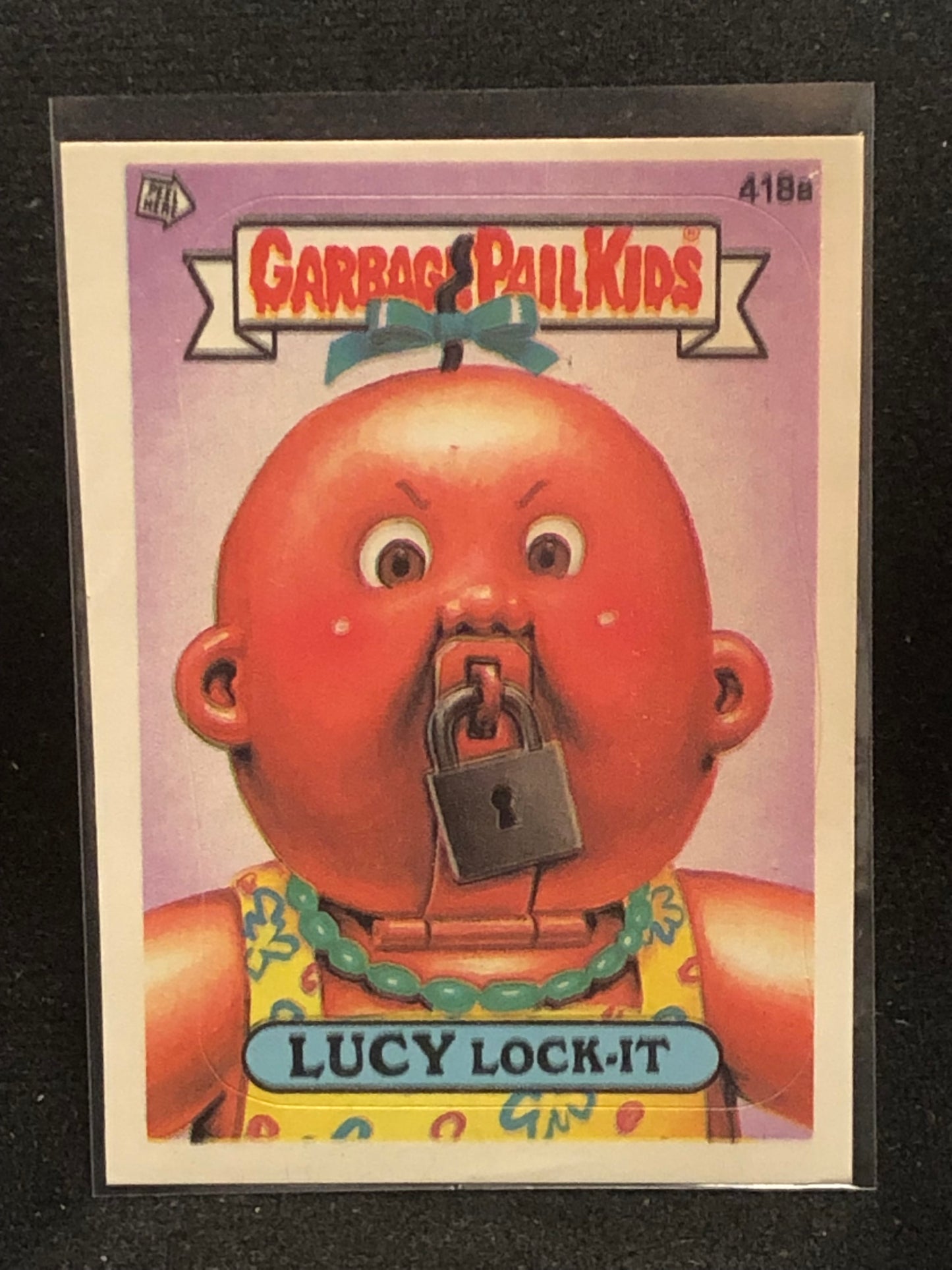 Garbage Pail Kids Original Series 11 (os11) 418a Lucy Lock It