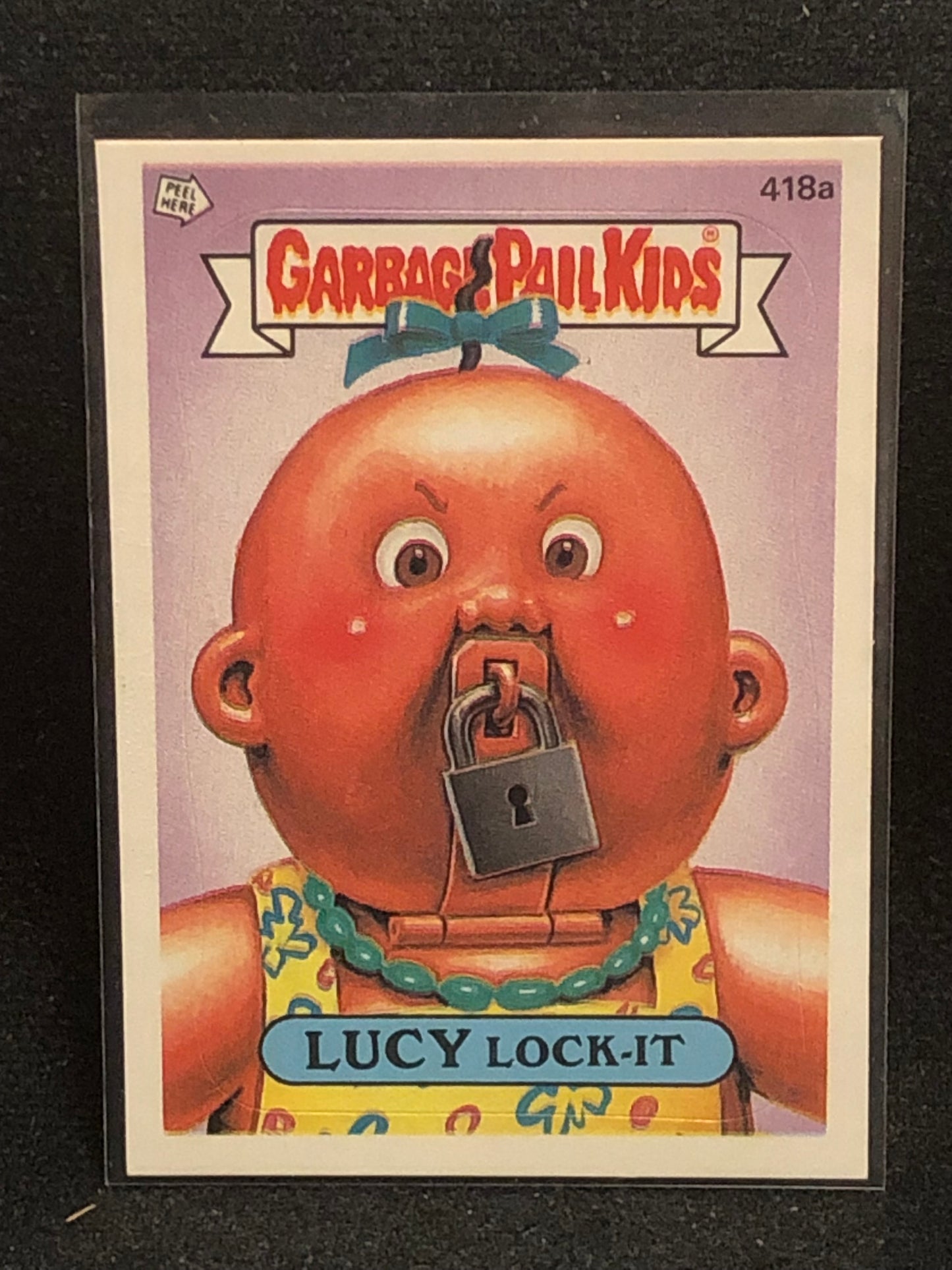 Garbage Pail Kids Original Series 11 (os11) 418a Lucy Lock It
