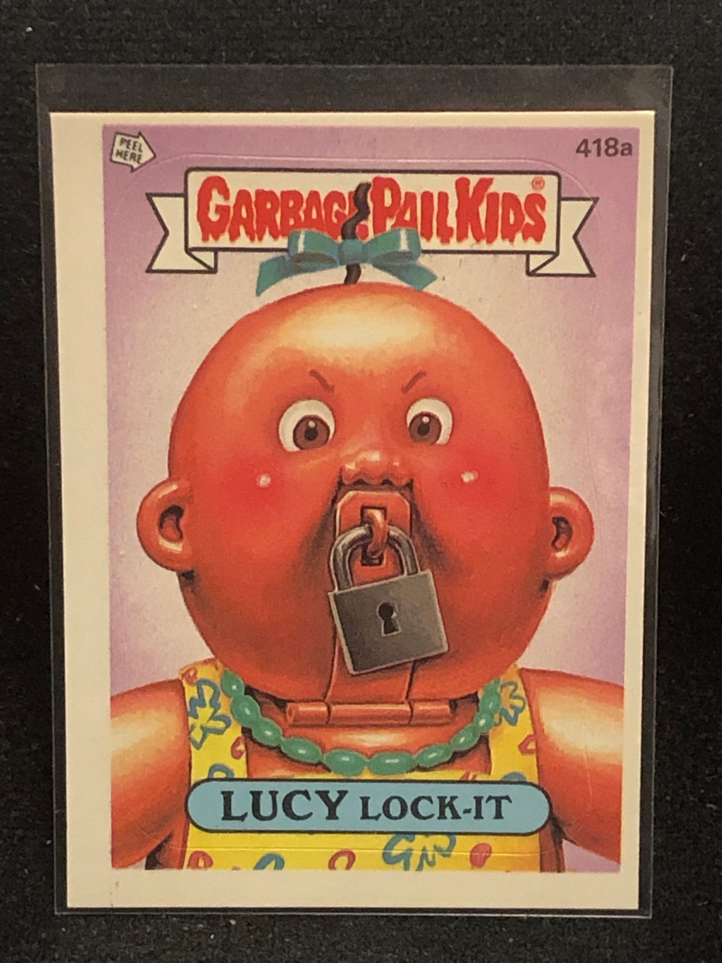 Garbage Pail Kids Original Series 11 (os11) 418a Lucy Lock It