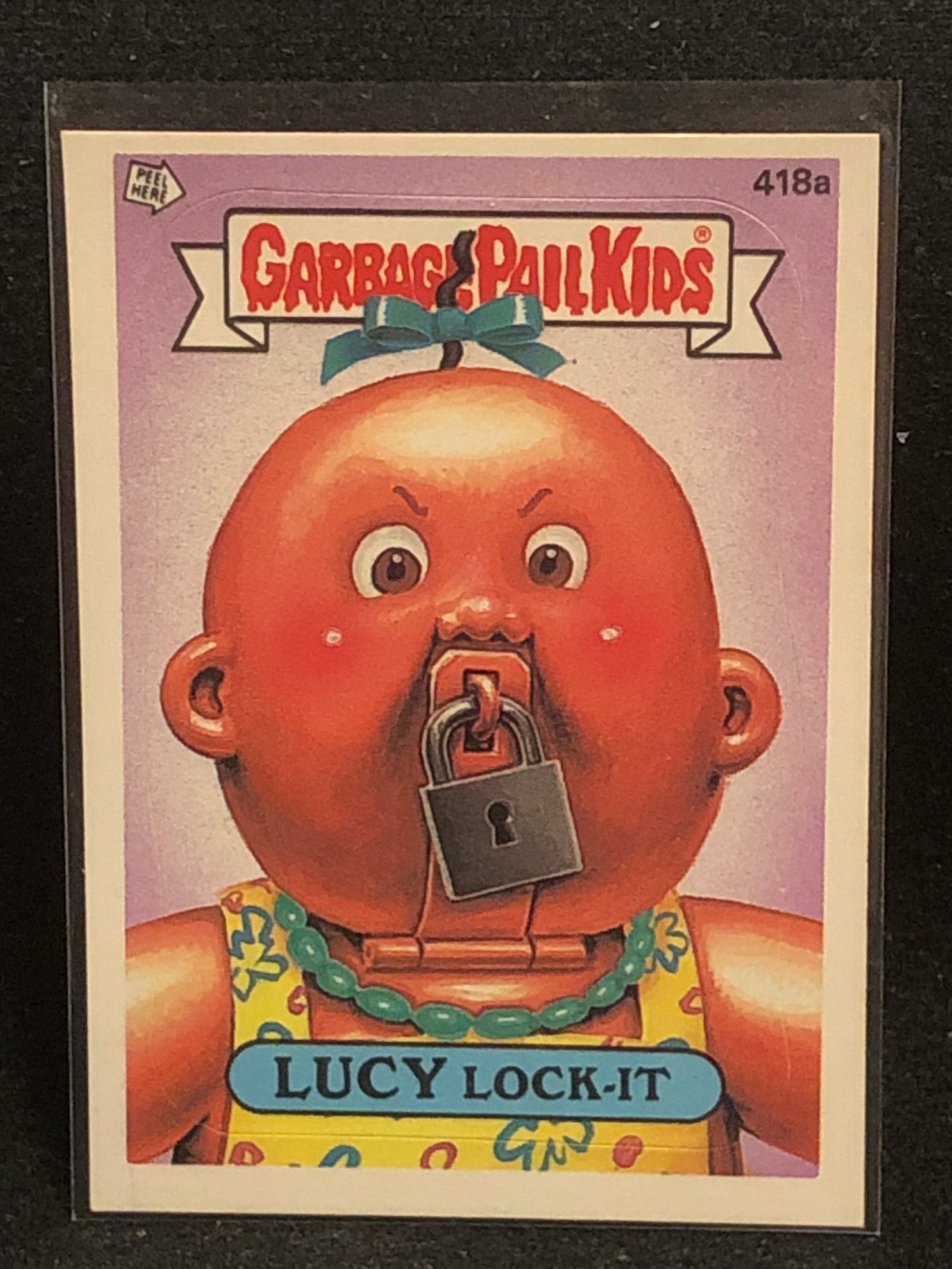 Garbage Pail Kids Original Series 11 (os11) 418a Lucy Lock It