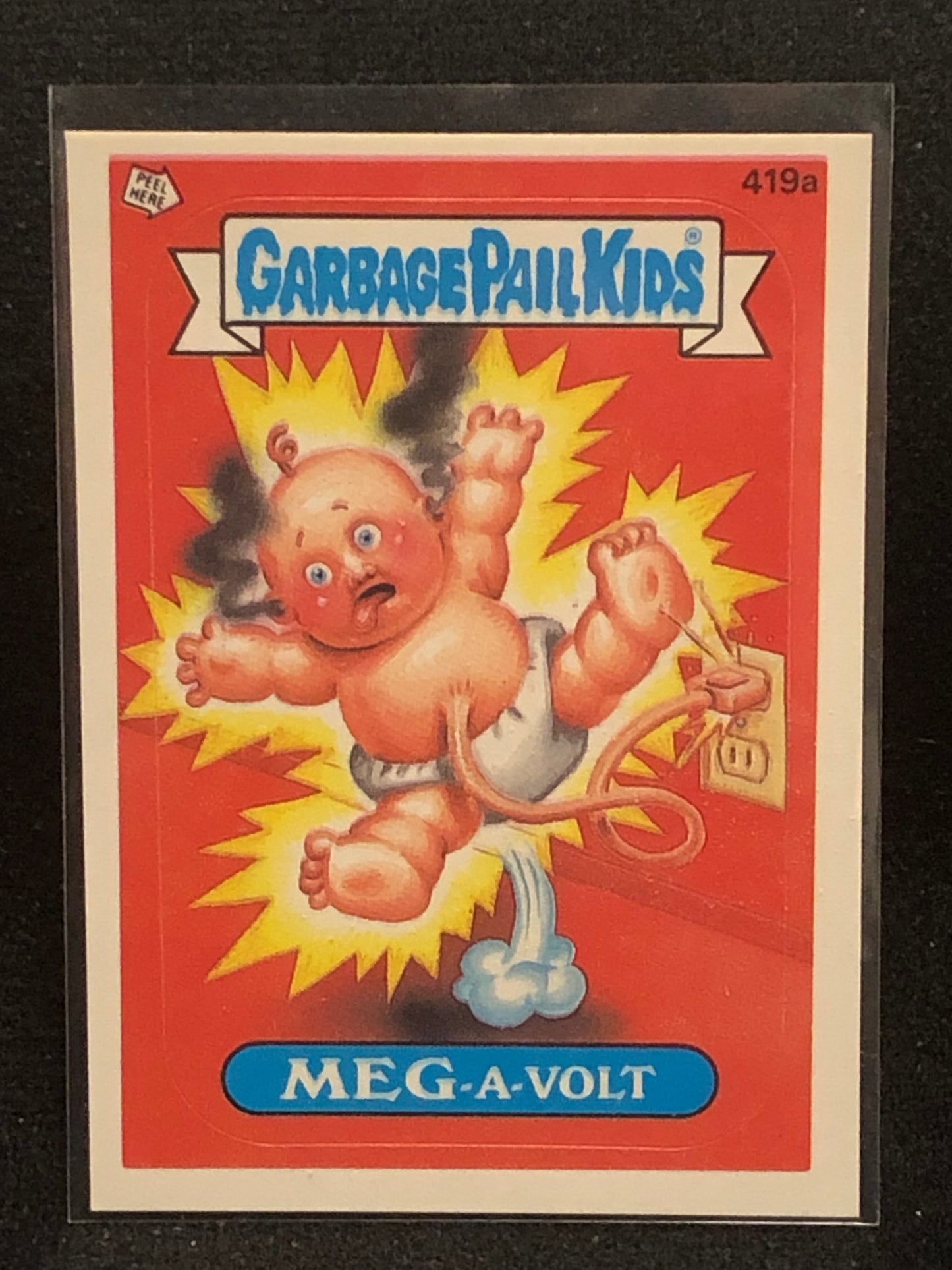 Garbage Pail Kids Original Series 11 (os11) 419a Meg A Volt