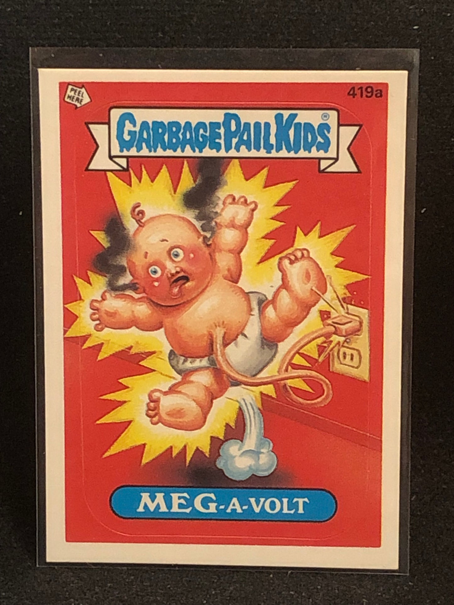 Garbage Pail Kids Original Series 11 (os11) 419a Meg A Volt
