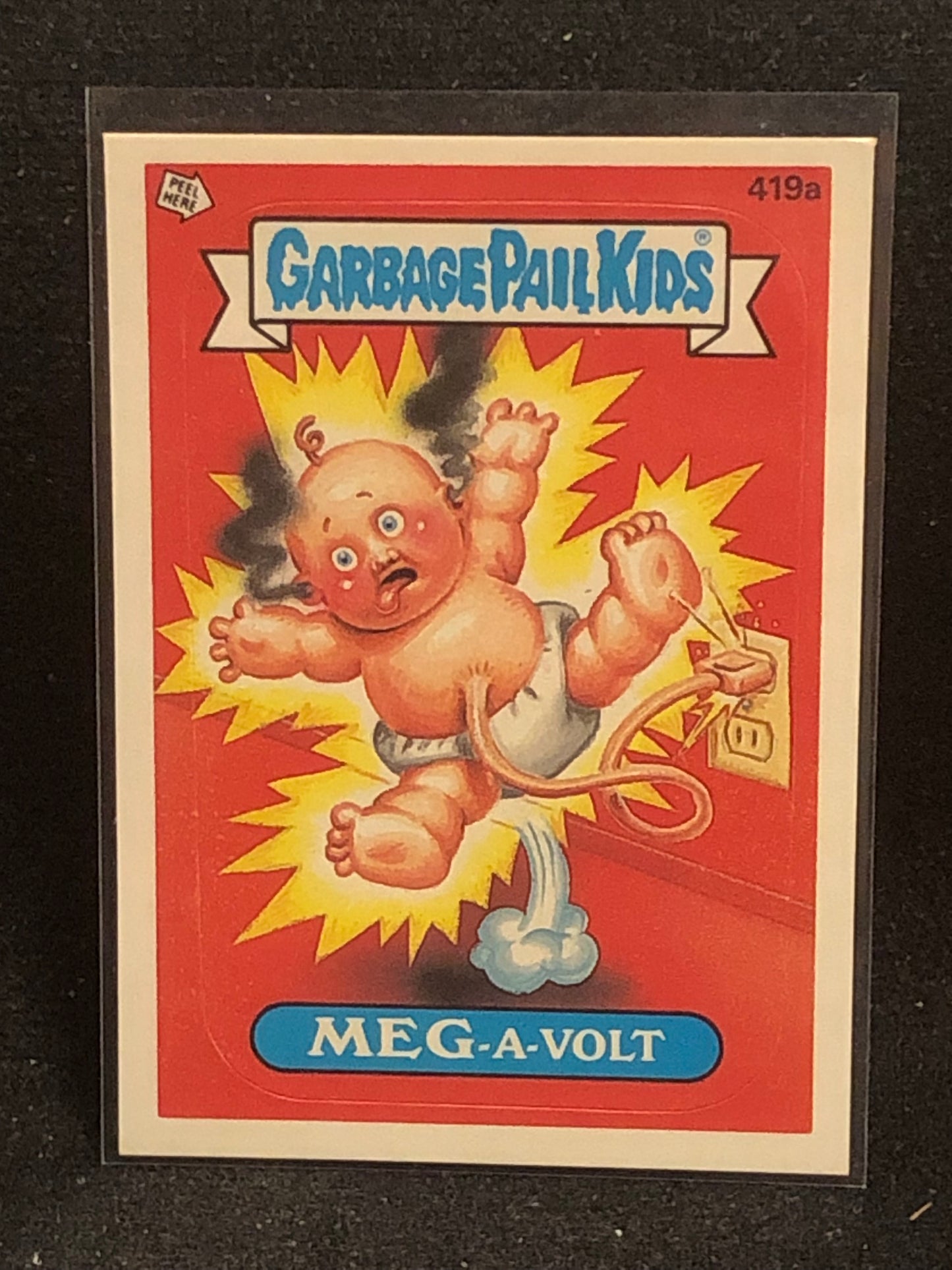 Garbage Pail Kids Original Series 11 (os11) 419a Meg A Volt