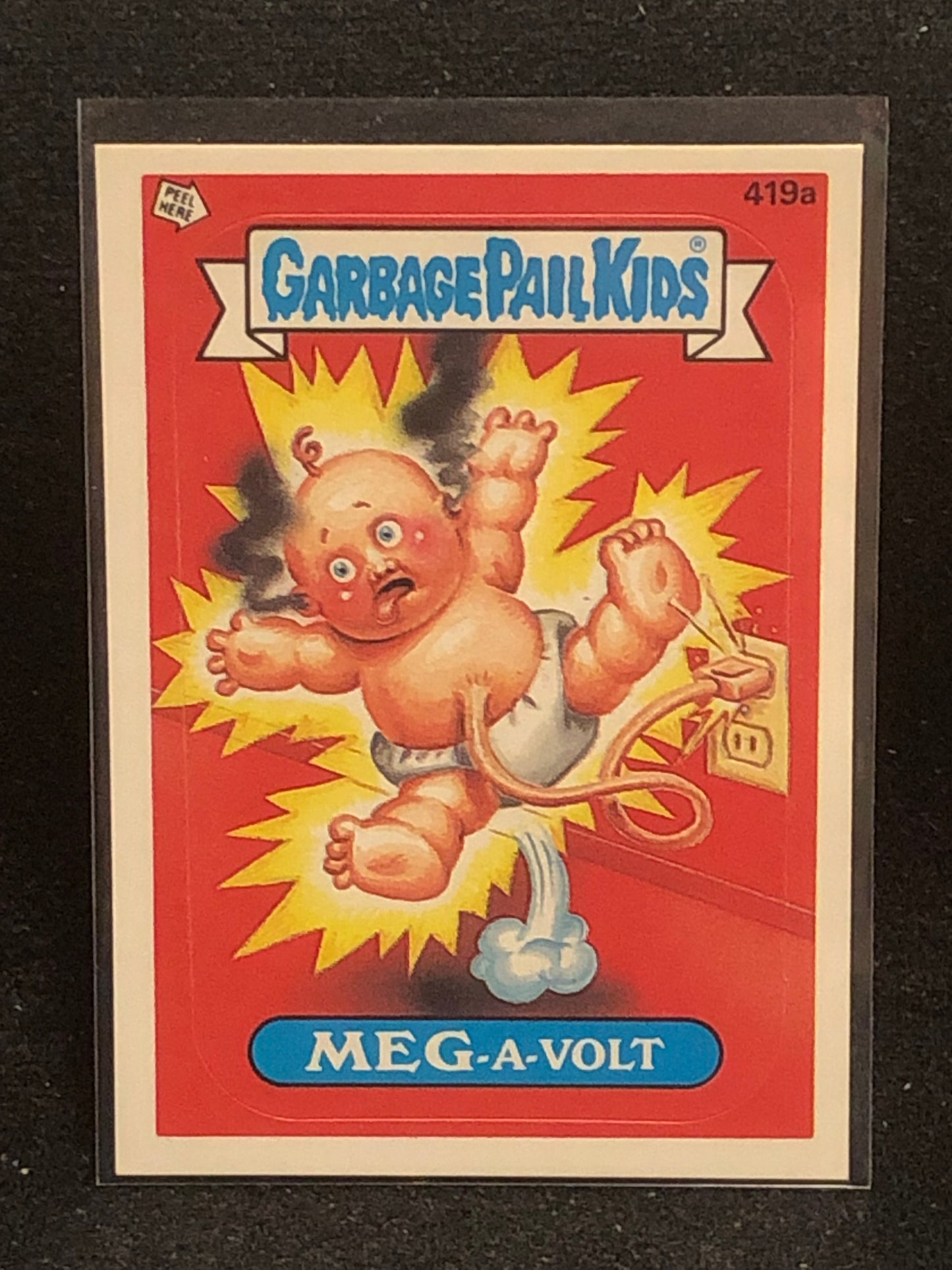 Garbage Pail Kids Original Series 11 (os11) 419a Meg A Volt