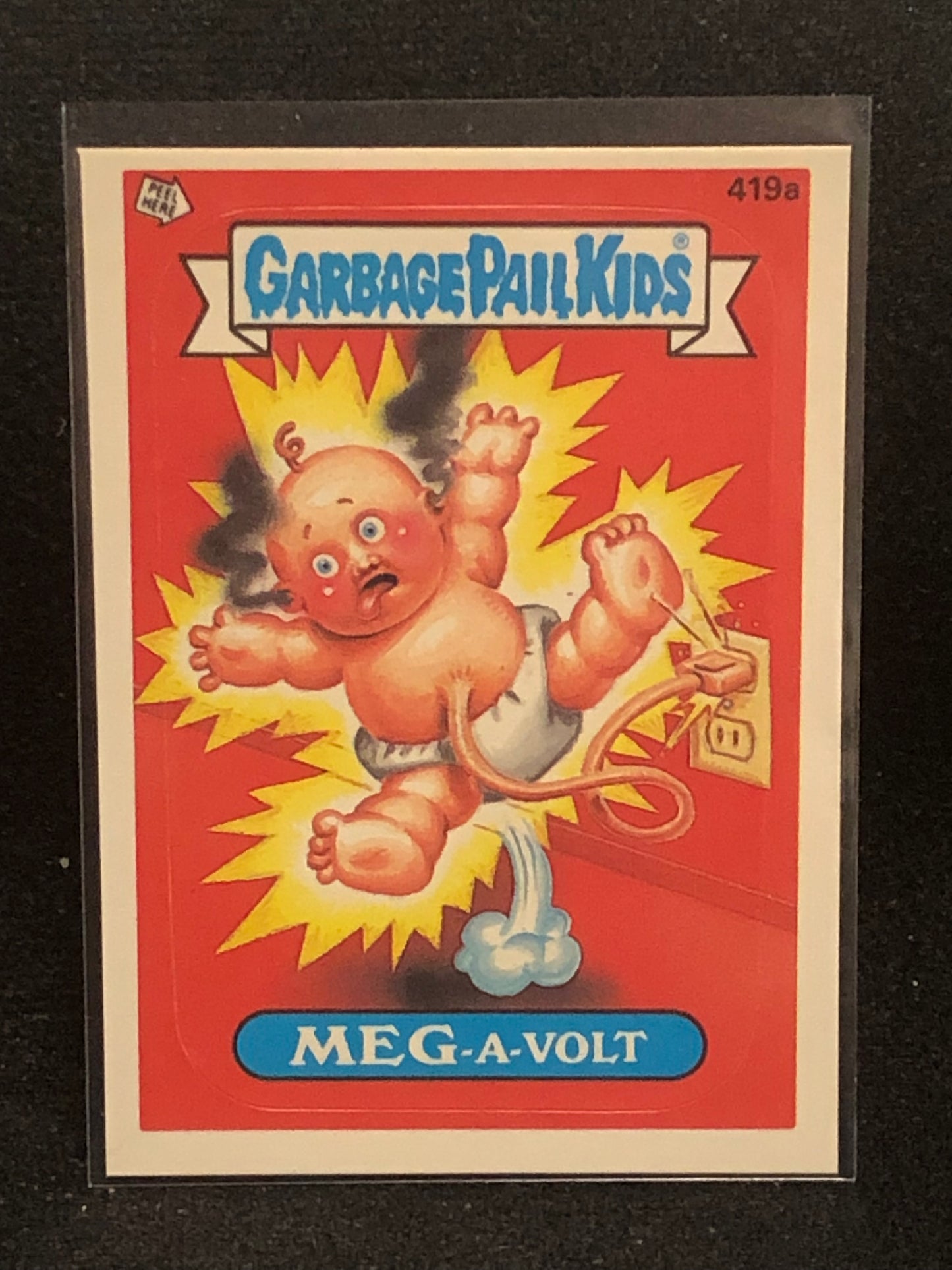 Garbage Pail Kids Original Series 11 (os11) 419a Meg A Volt