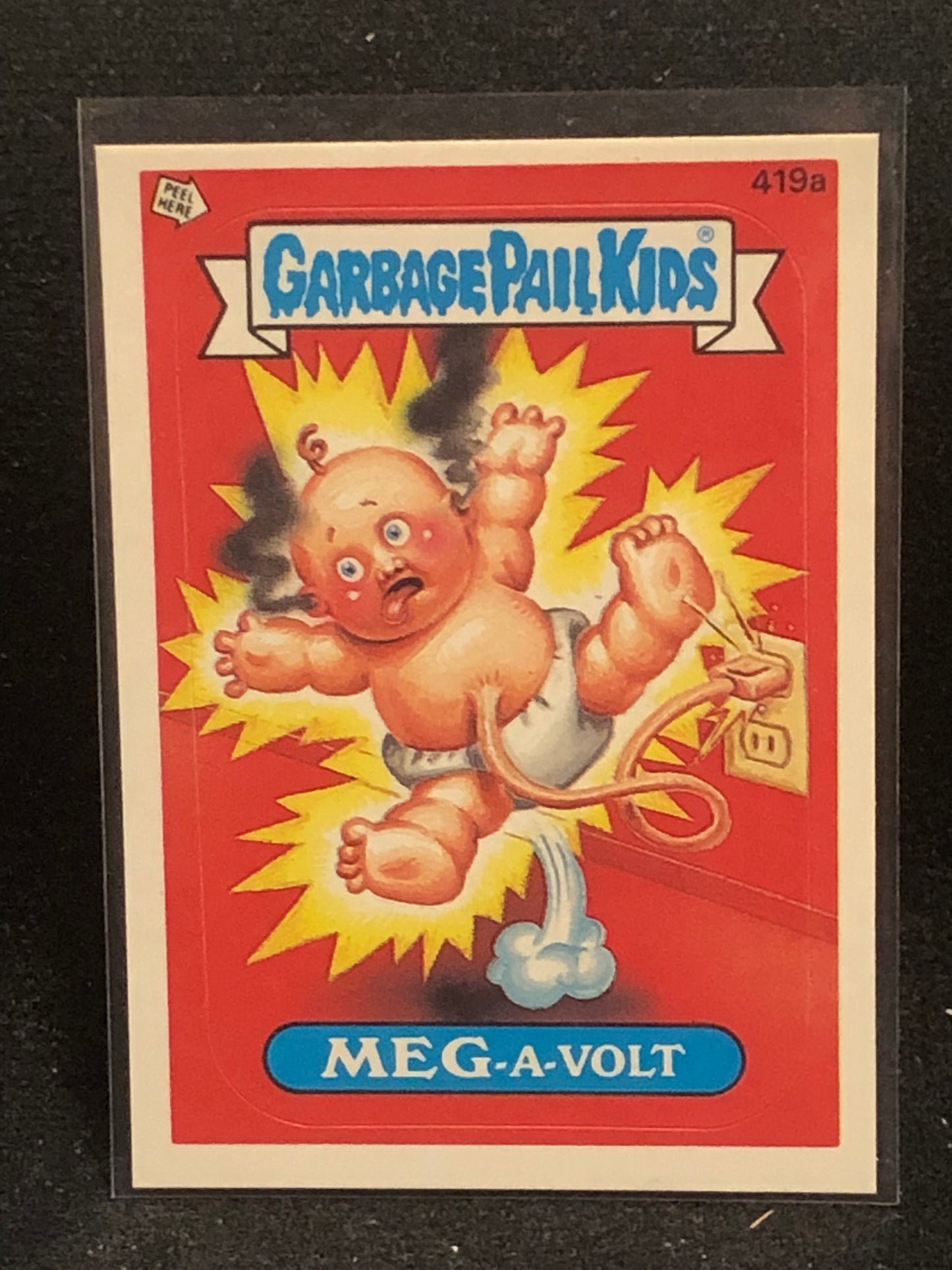 Garbage Pail Kids Original Series 11 (os11) 419a Meg A Volt