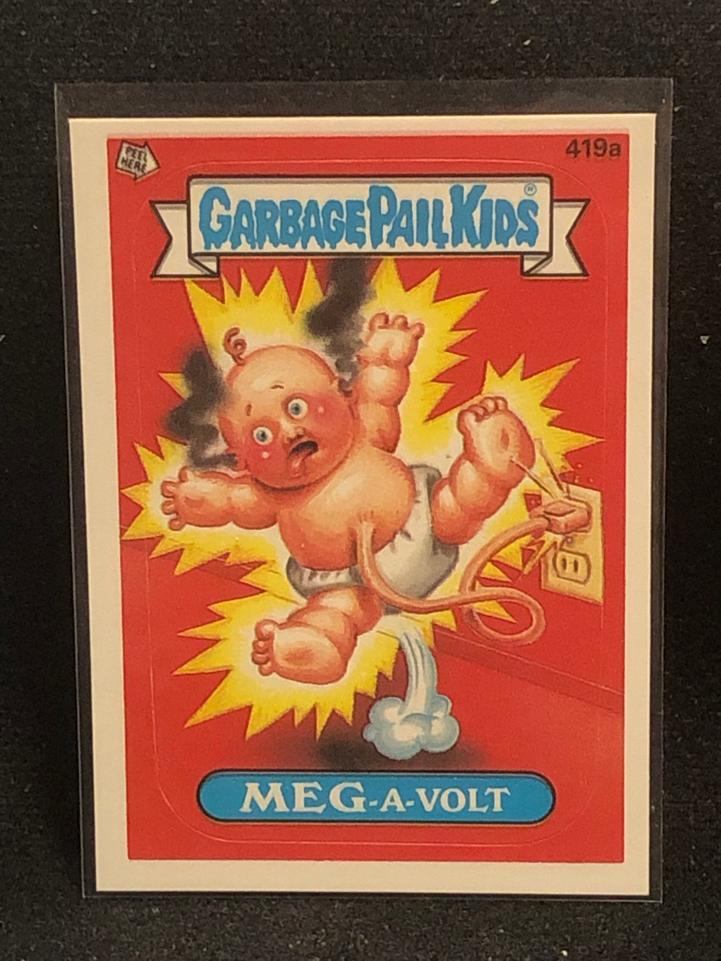Garbage Pail Kids Original Series 11 (os11) 419a Meg A Volt