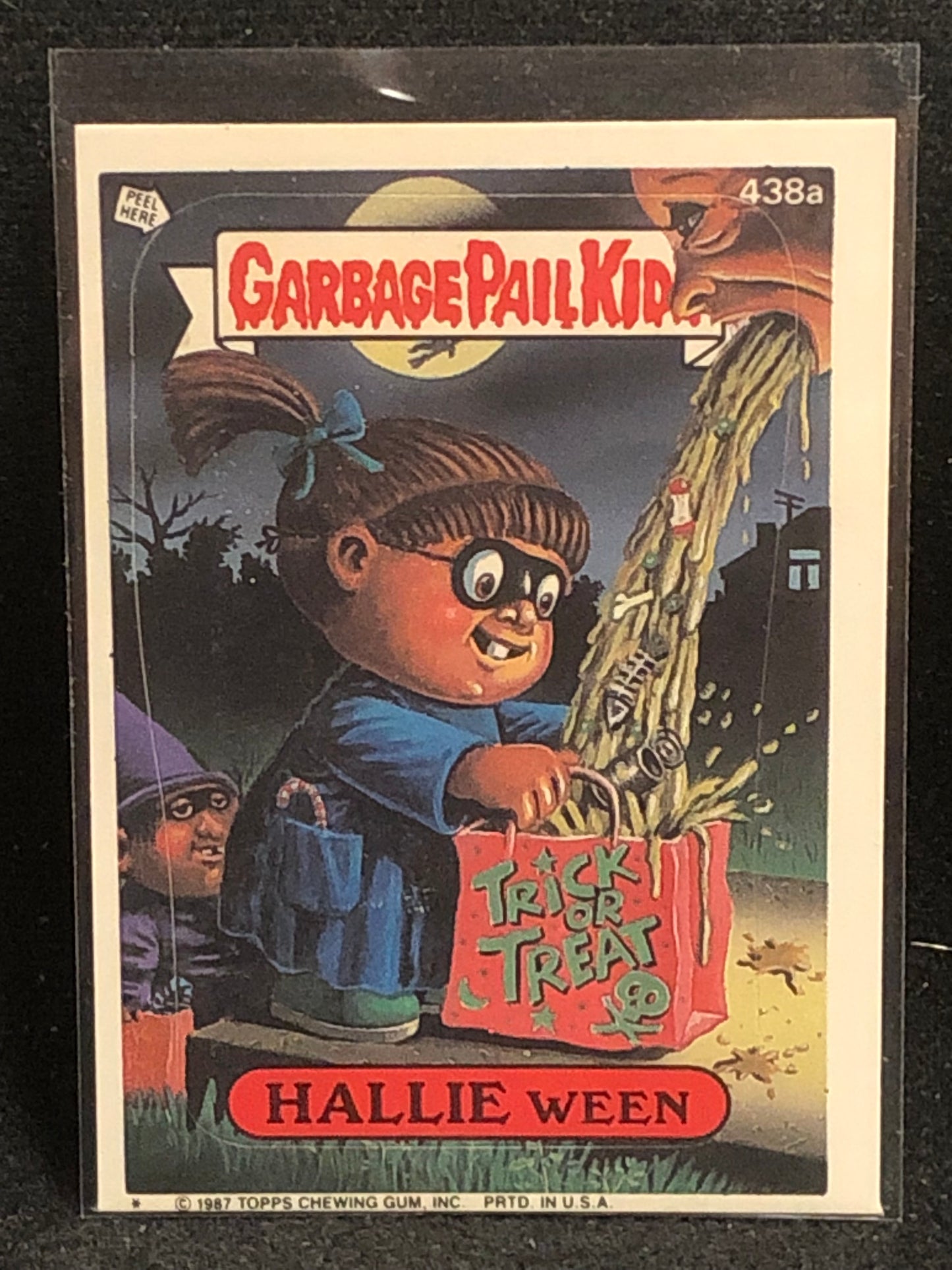 Garbage Pail Kids Original Series 11 (os11) 438a Hallie Ween