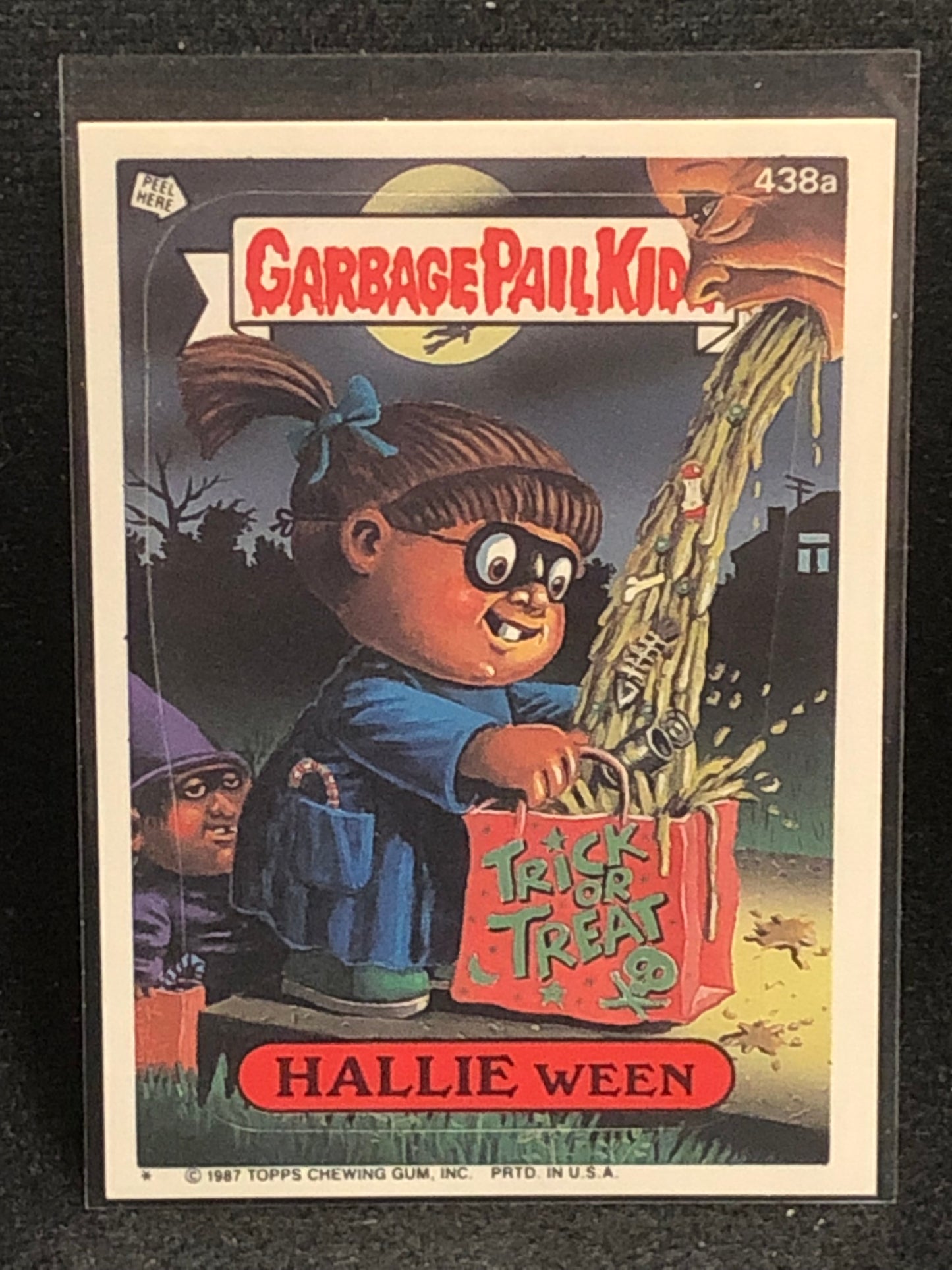 Garbage Pail Kids Original Series 11 (os11) 438a Hallie Ween