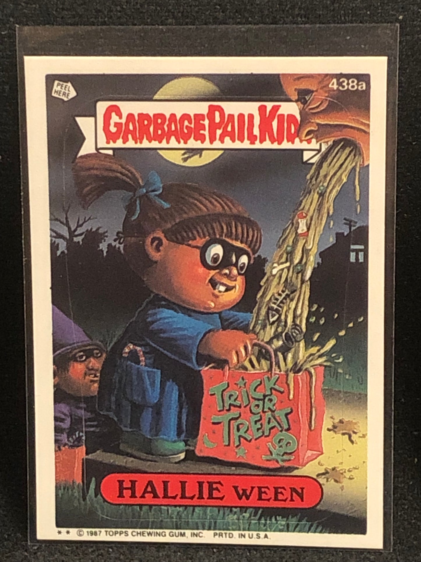 Garbage Pail Kids Original Series 11 (os11) 438a Hallie Ween