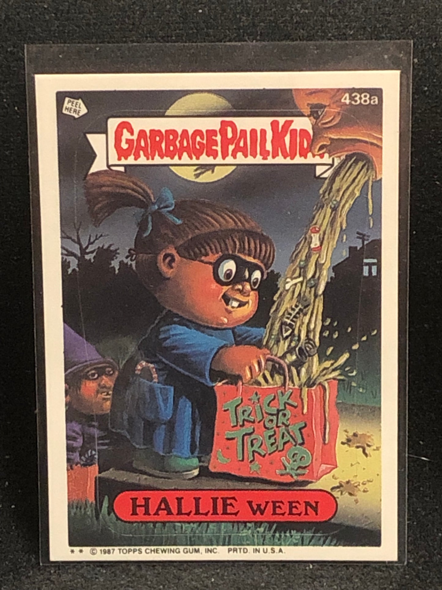 Garbage Pail Kids Original Series 11 (os11) 438a Hallie Ween