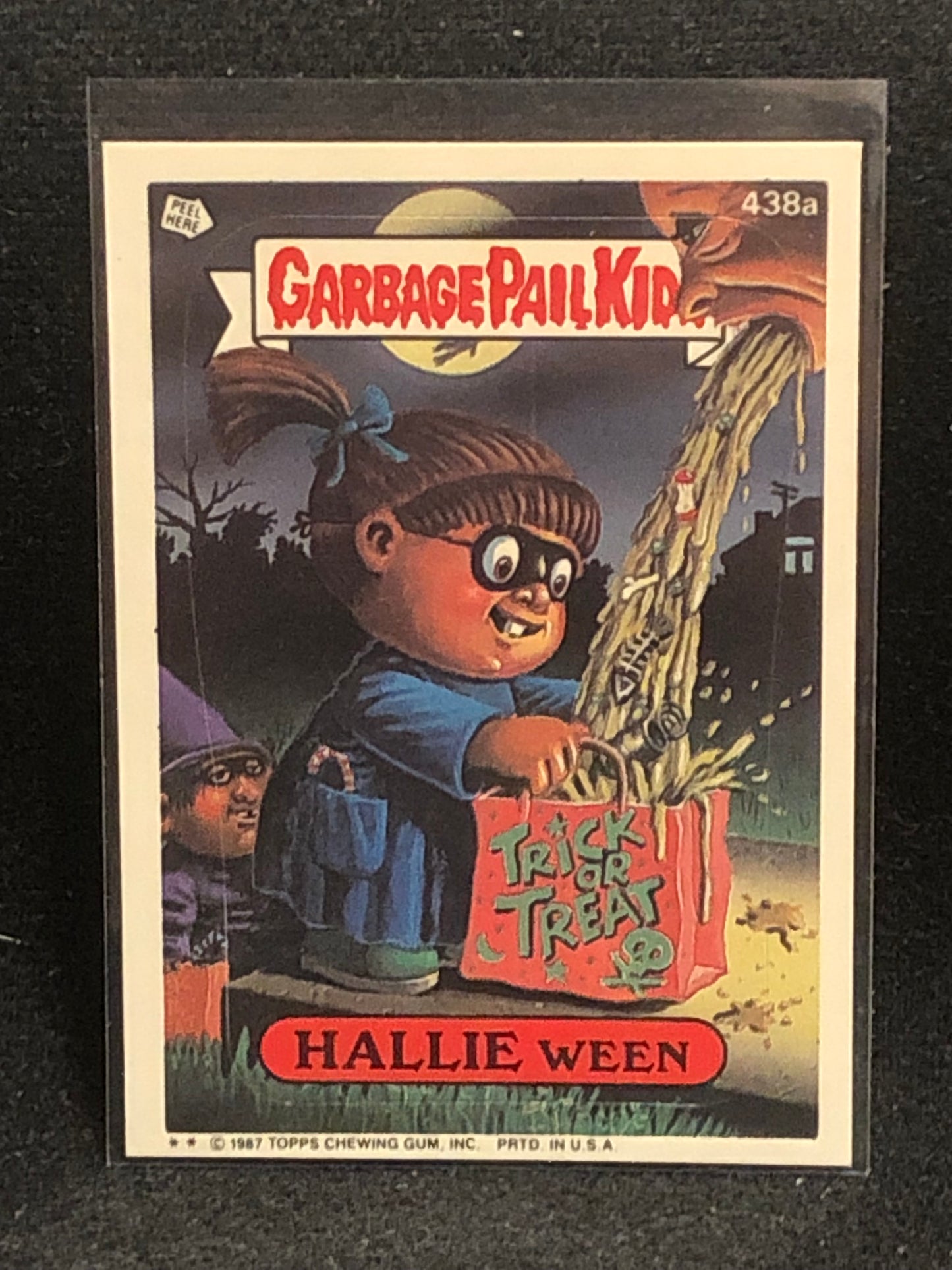 Garbage Pail Kids Original Series 11 (os11) 438a Hallie Ween