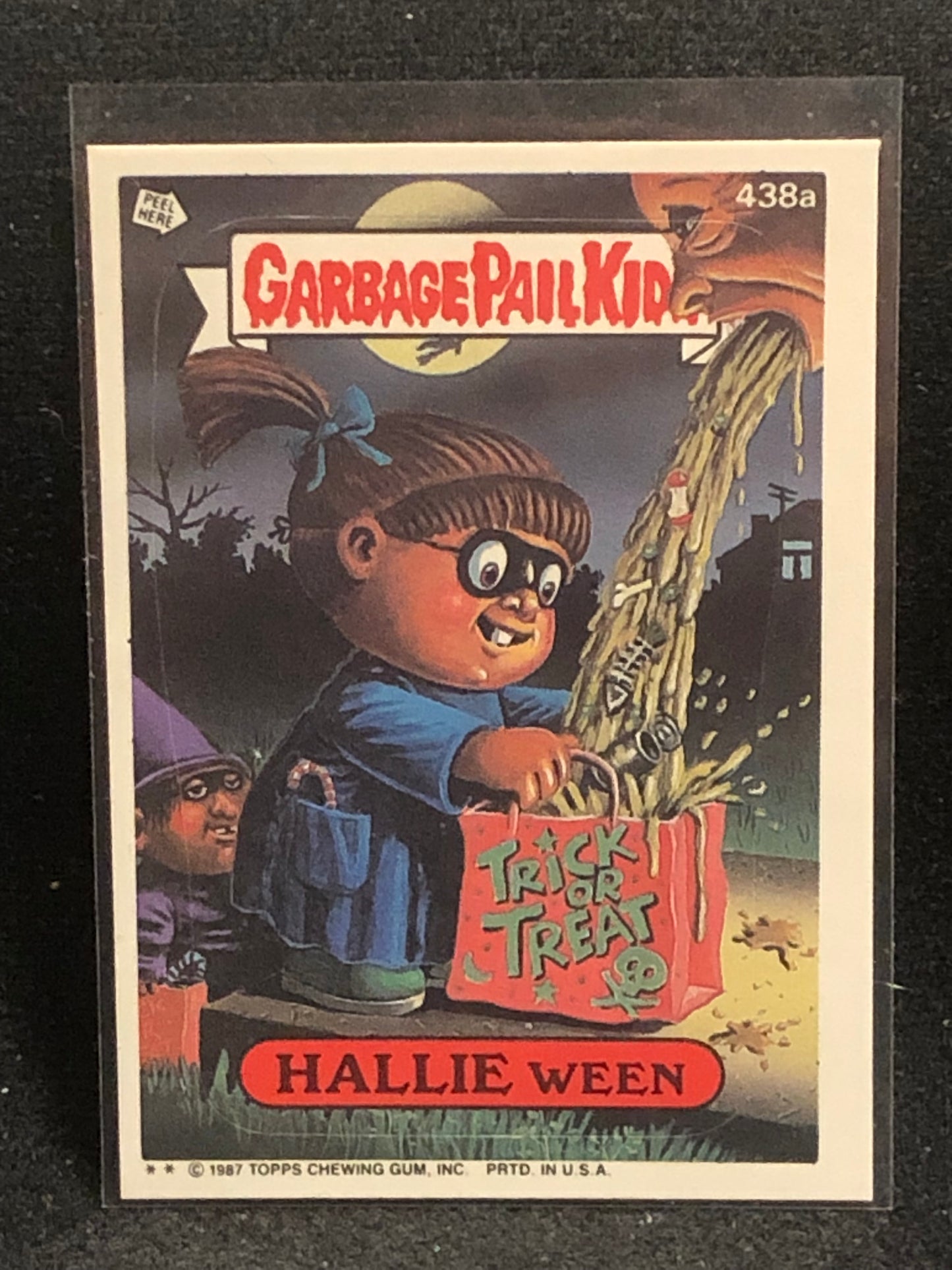 Garbage Pail Kids Original Series 11 (os11) 438a Hallie Ween