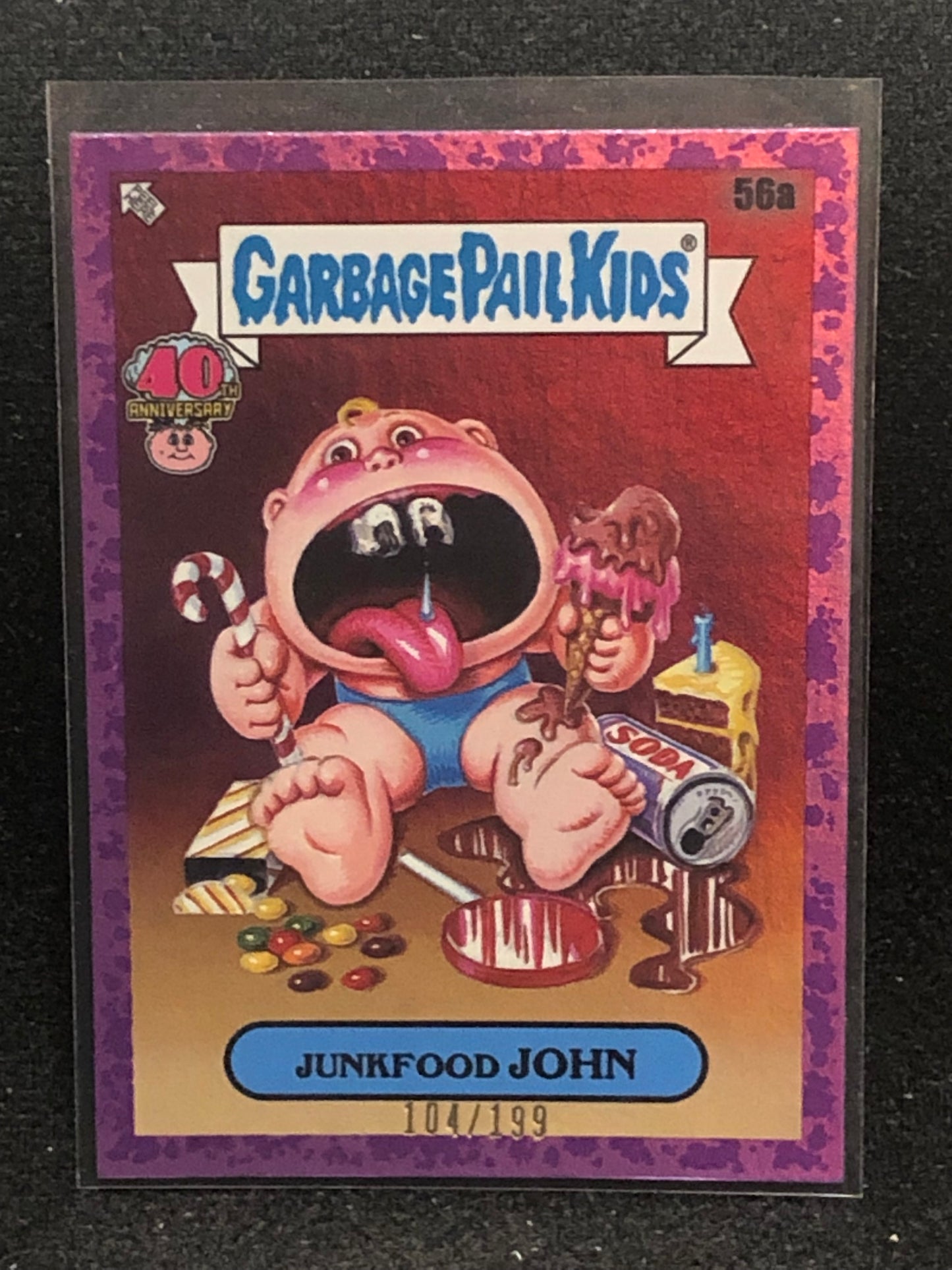 Garbage Pail Kids 40th Anniversary U-PICK Purple Border /199 Singles