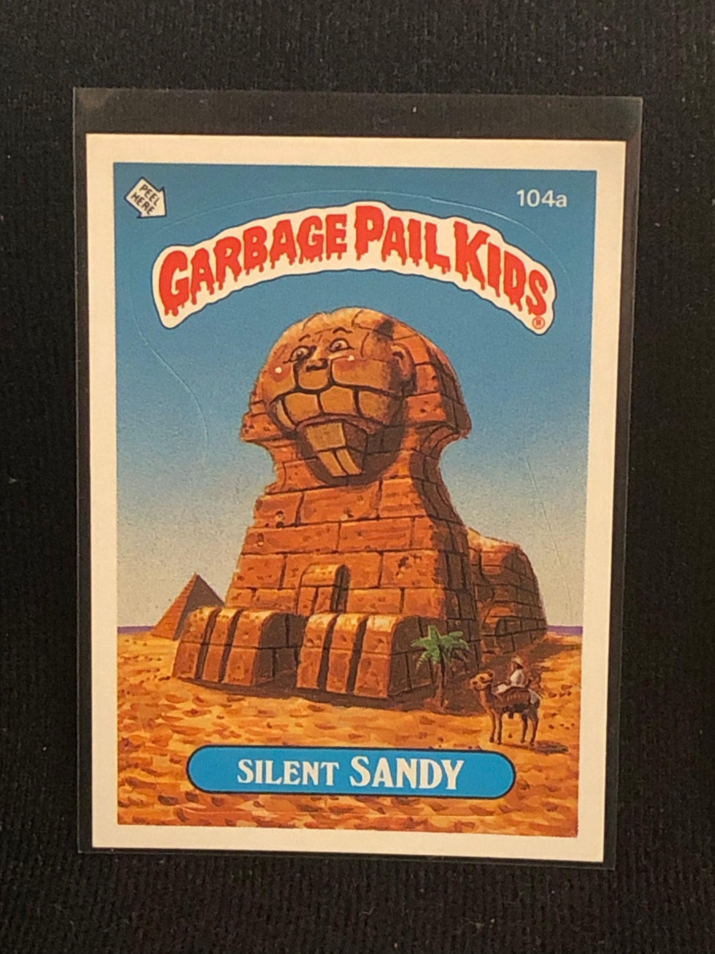 Garbage Pail Kids Original Series 3 (os3) 104a Silent Sandy