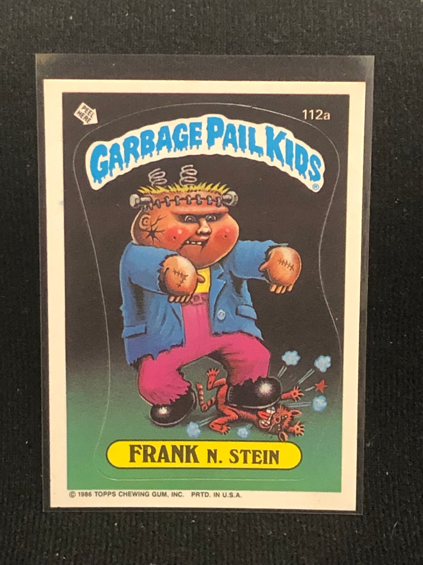 Garbage Pail Kids Original Series 3 (os3) 112a Frank N Stein