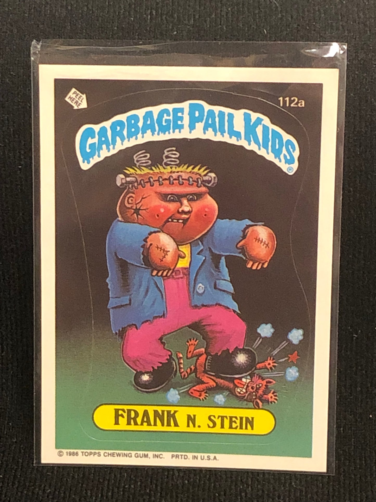 Garbage Pail Kids Original Series 3 (os3) 112a Frank N Stein