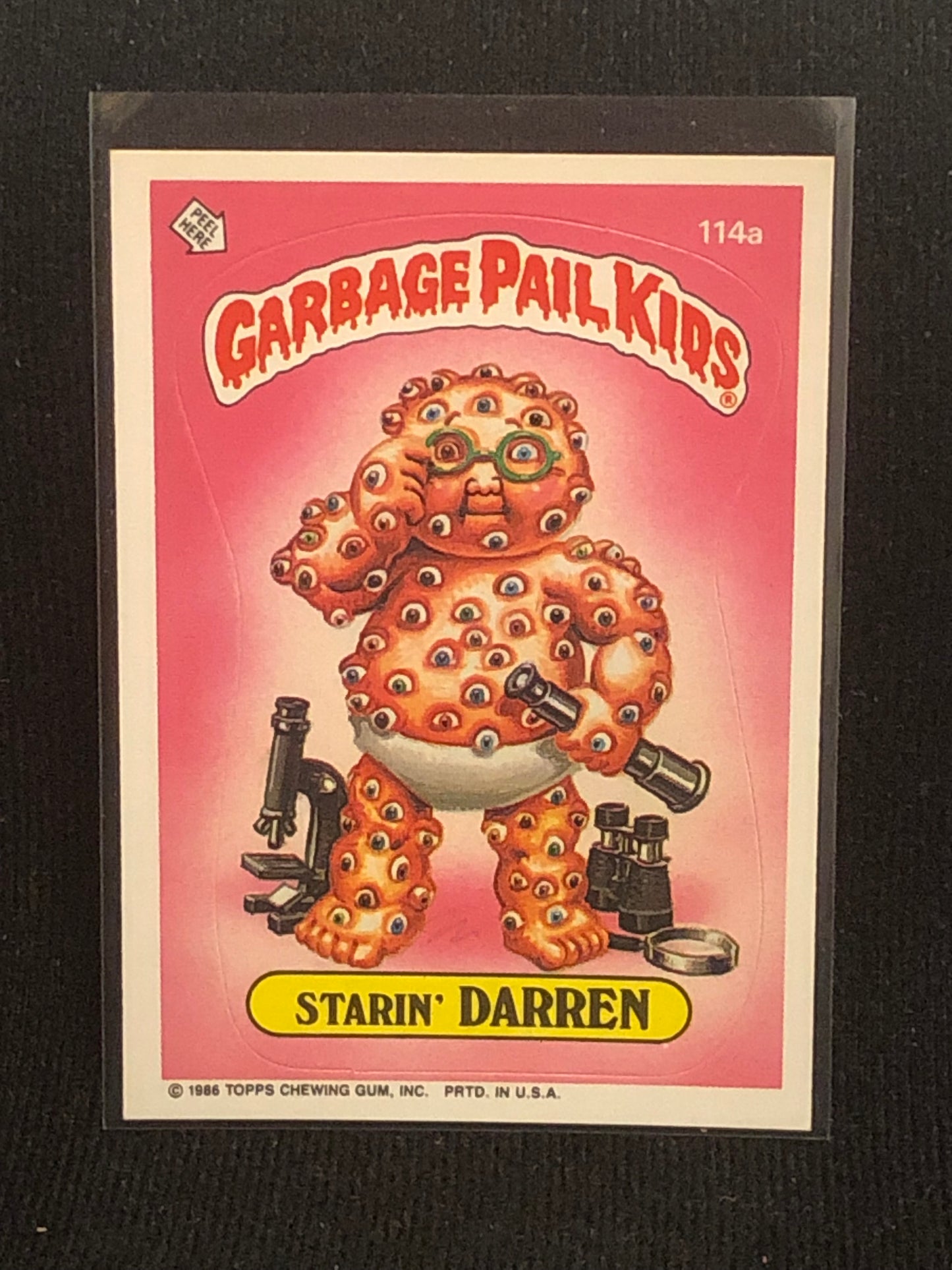 Garbage Pail Kids Original Series 3 (os3) 114a Starin Darren