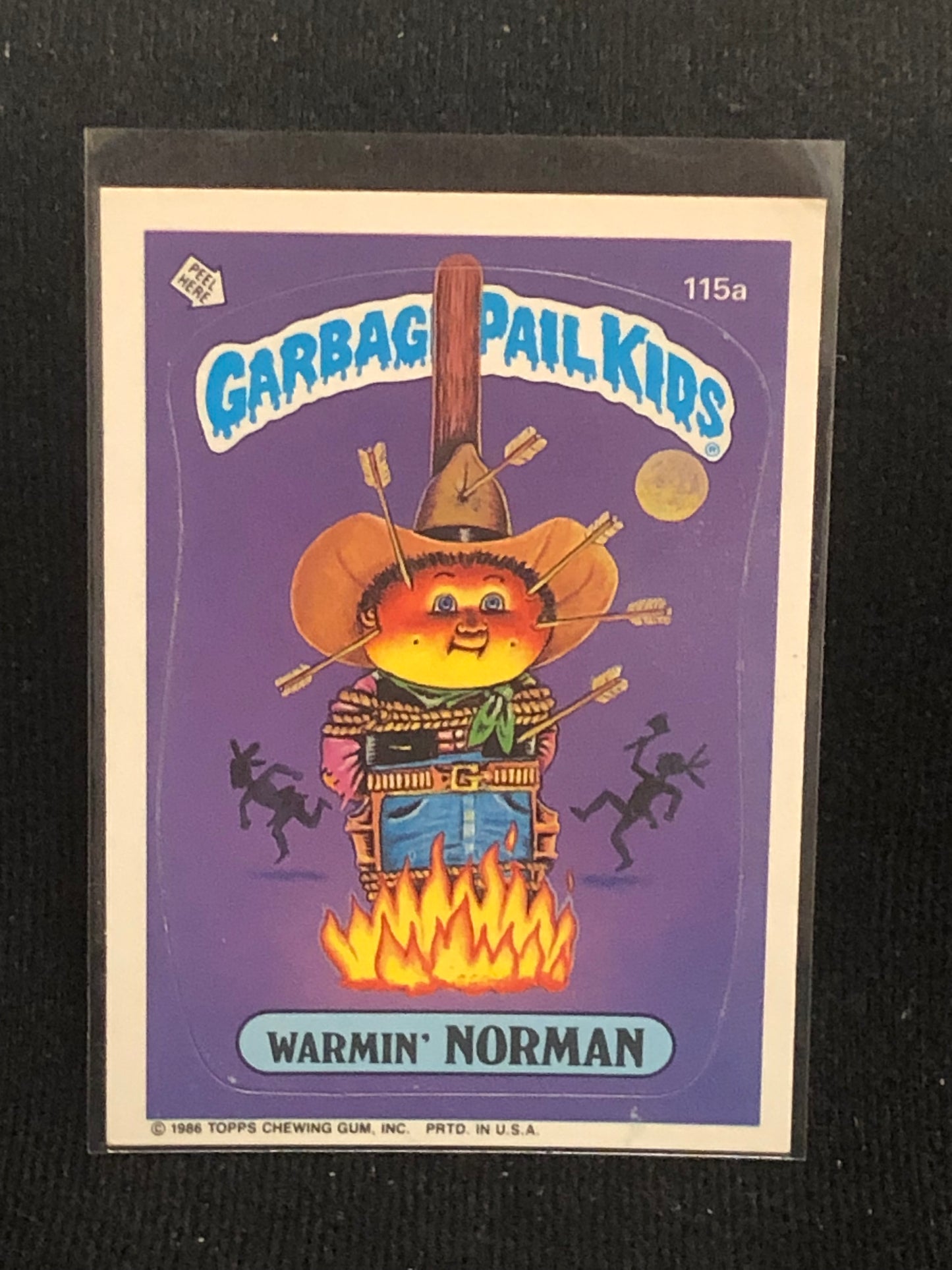 Garbage Pail Kids Original Series 3 (os3) 115a Warmin Norman
