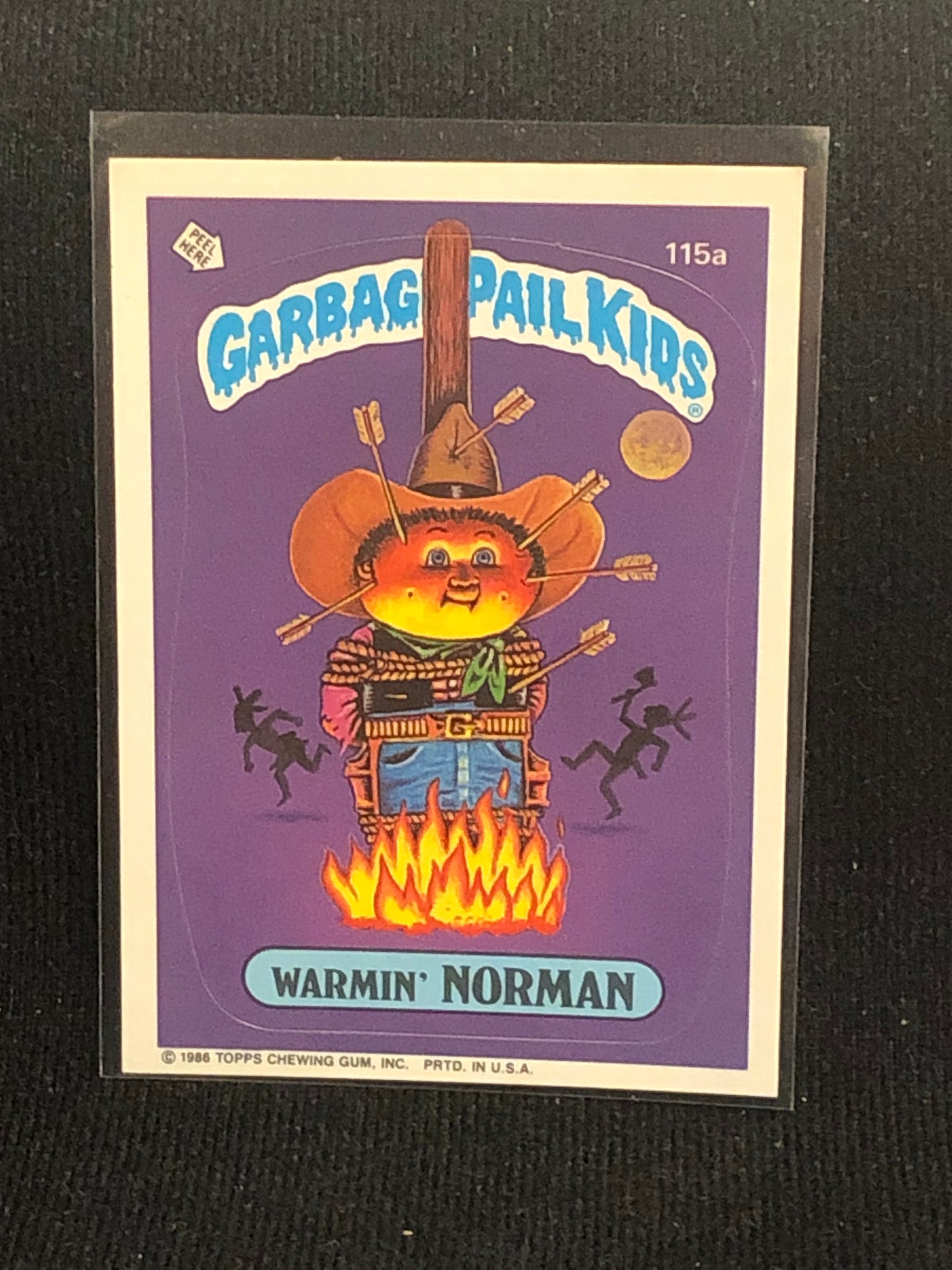 Garbage Pail Kids Original Series 3 (os3) 115a Warmin Norman