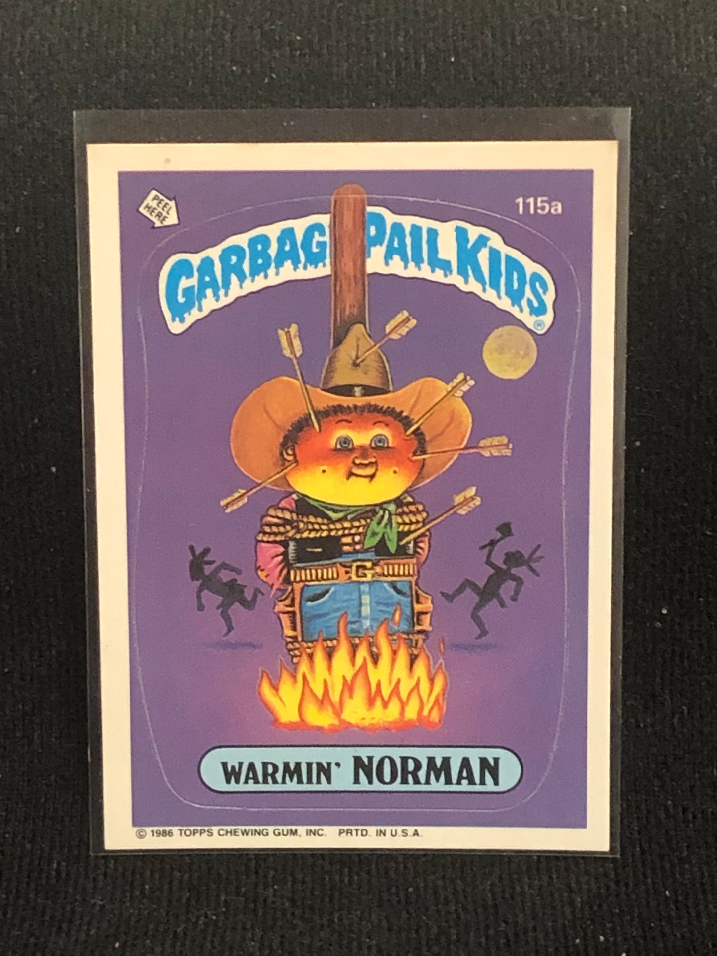 Garbage Pail Kids Original Series 3 (os3) 115a Warmin Norman