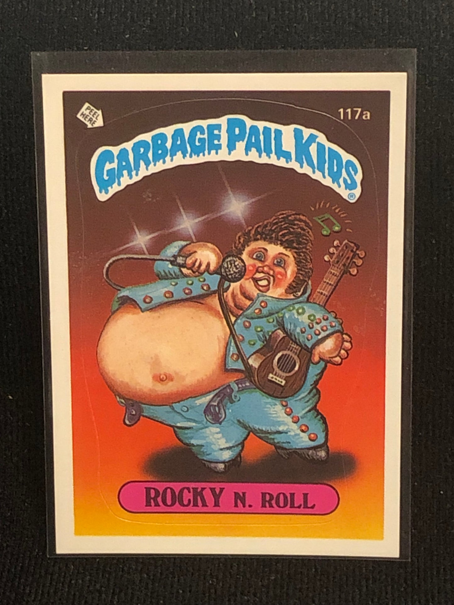 Garbage Pail Kids Original Series 3 (os3) 117a Rocky N Roll
