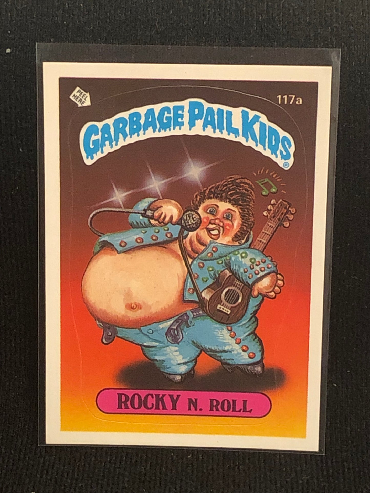Garbage Pail Kids Original Series 3 (os3) 117a Rocky N Roll