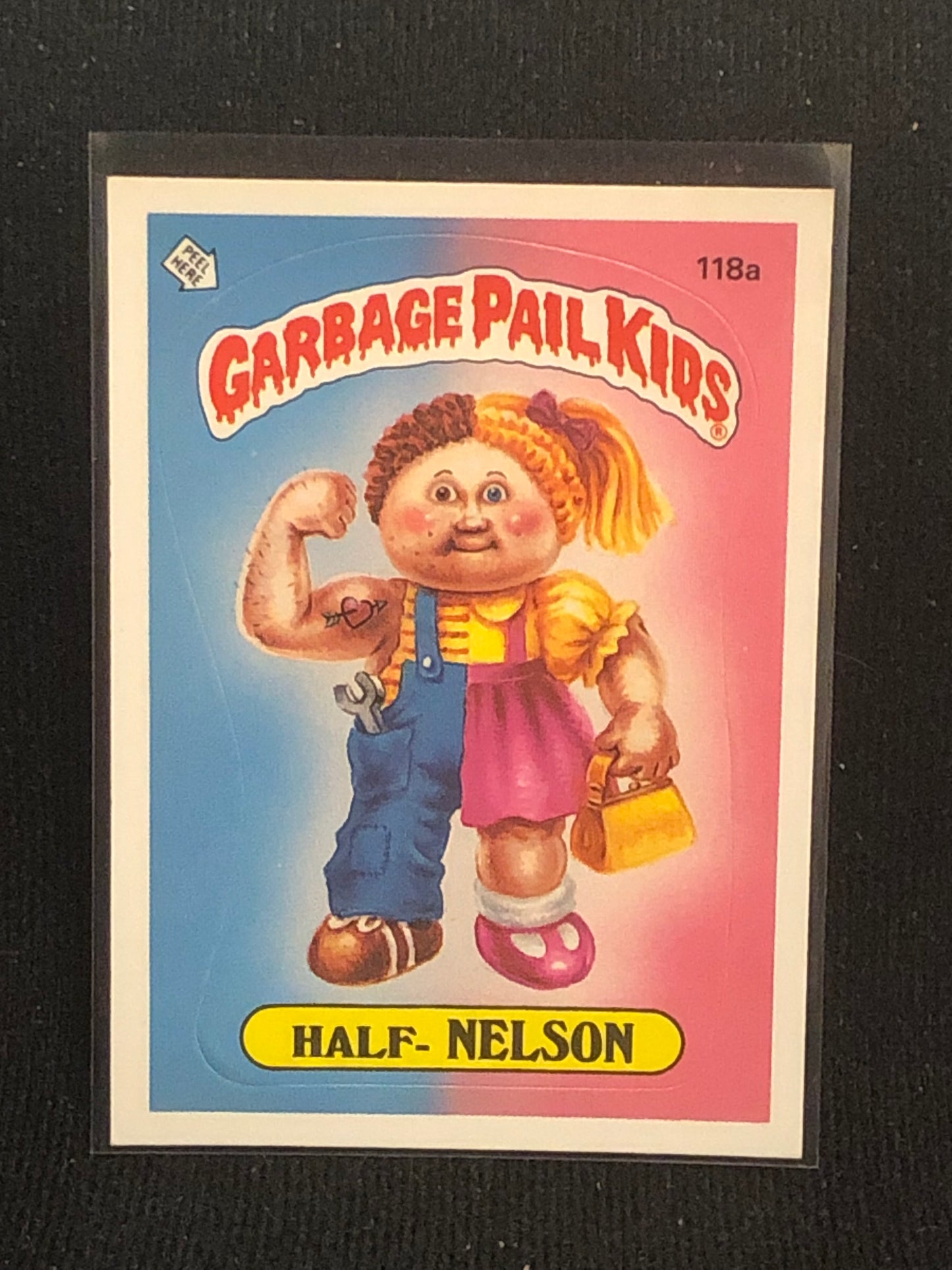 Garbage Pail Kids Original Series 3 (os3) 118a Half Nelson