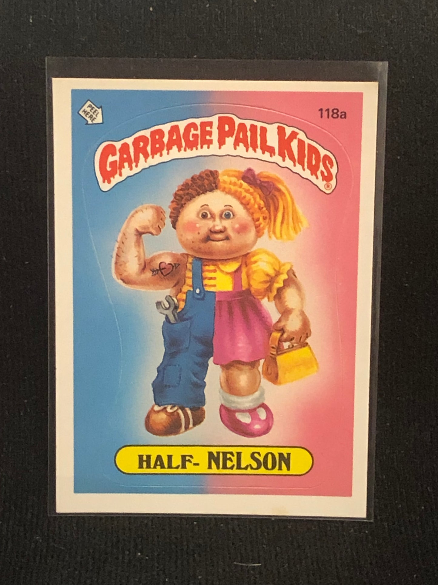 Garbage Pail Kids Original Series 3 (os3) 118a Half Nelson