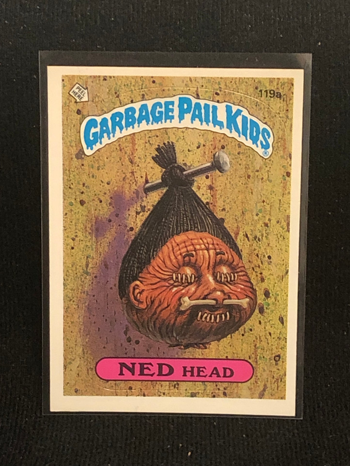 Garbage Pail Kids Original Series 3 (os3) 119a Ned Head