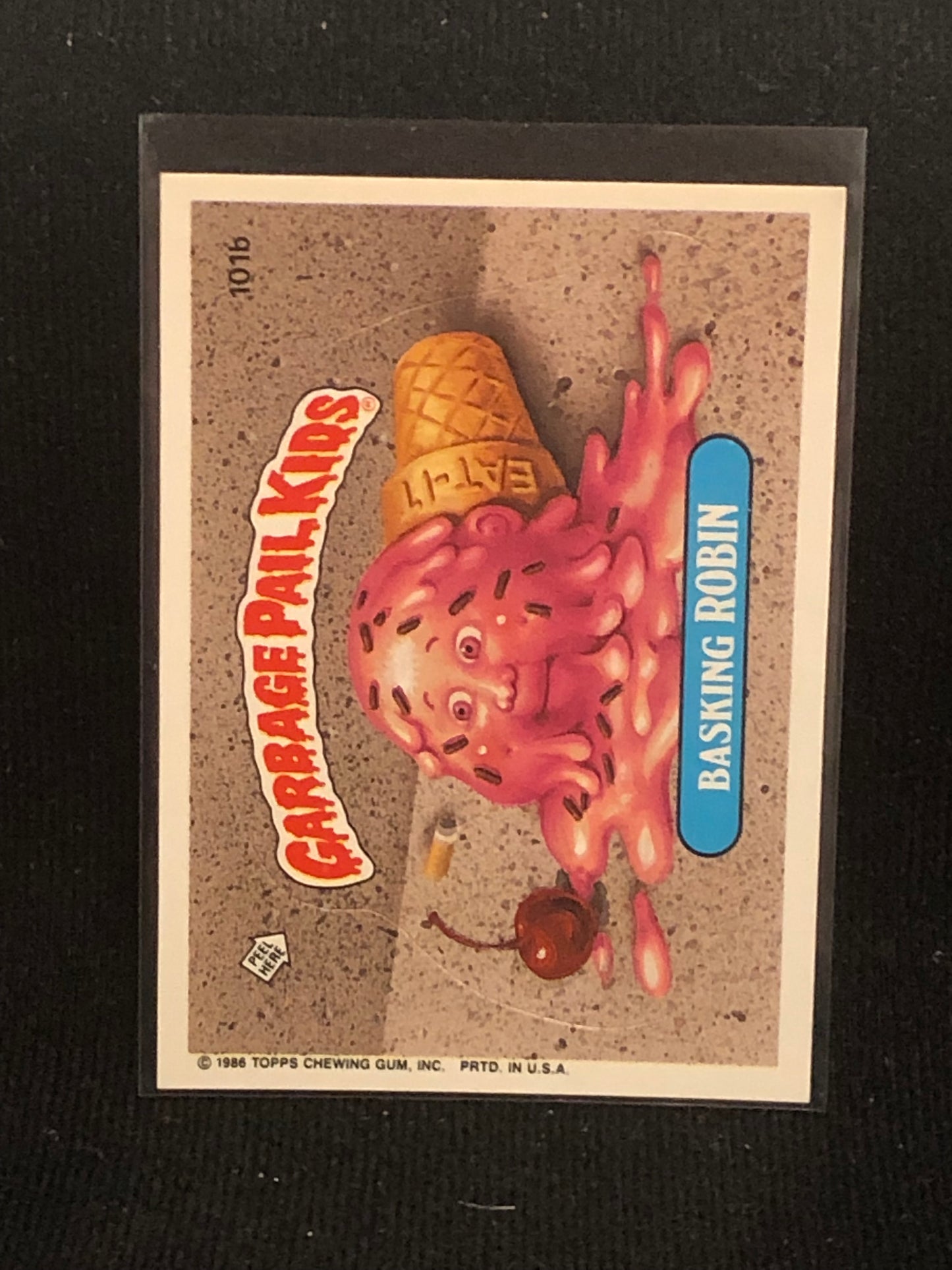 Garbage Pail Kids Original Series 3 (os3) 101b Basking Robin