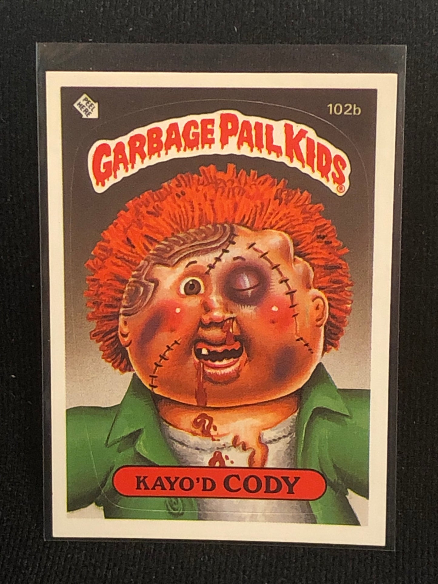 Garbage Pail Kids Original Series 3 (os3) 102b Kayo'd Cody