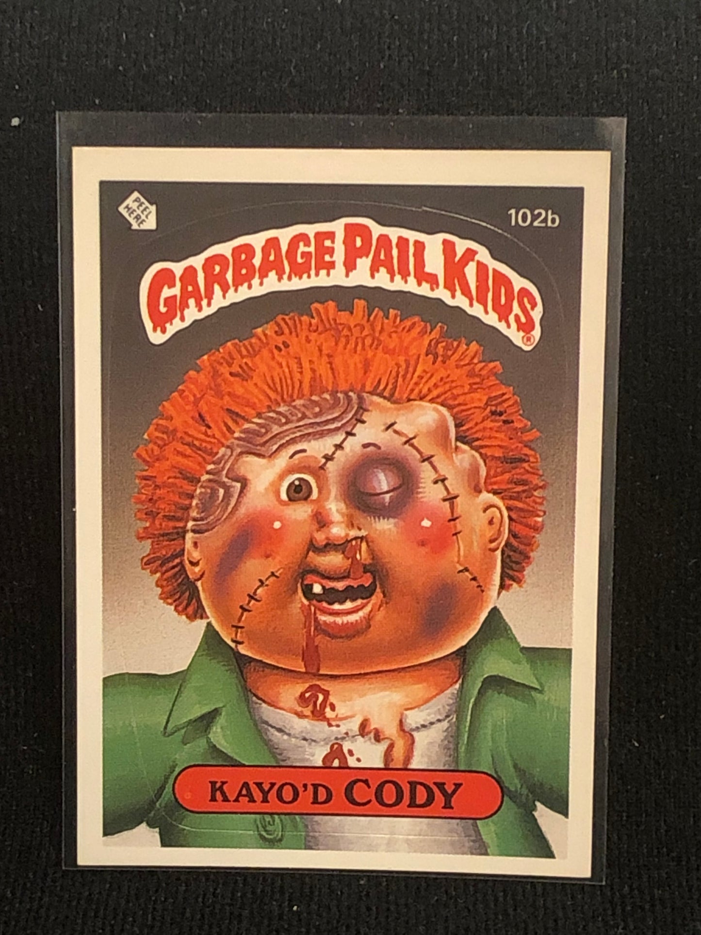 Garbage Pail Kids Original Series 3 (os3) 102b Kayo'd Cody