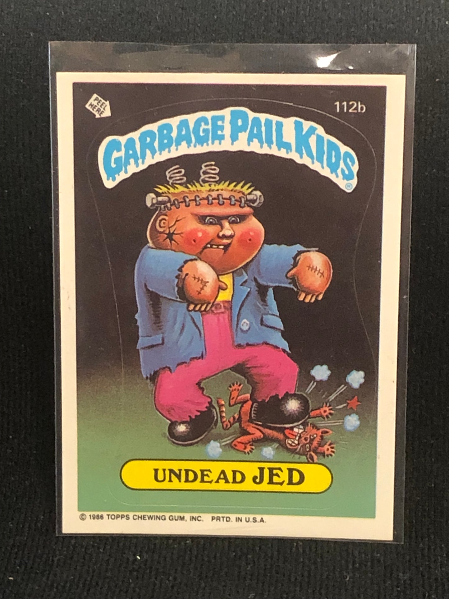Garbage Pail Kids Original Series 3 (os3) 112b Undead Jed