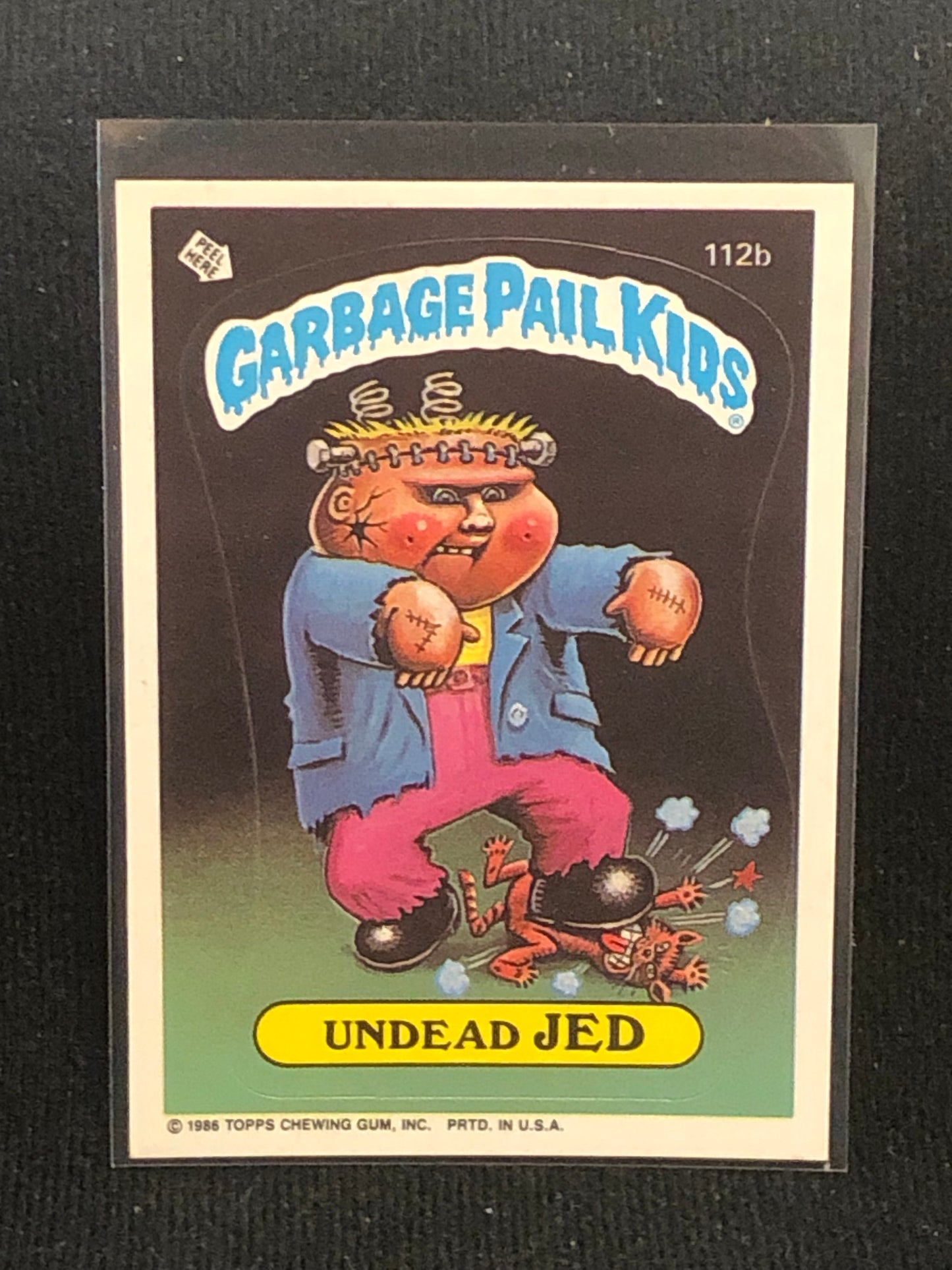 Garbage Pail Kids Original Series 3 (os3) 112b Undead Jed