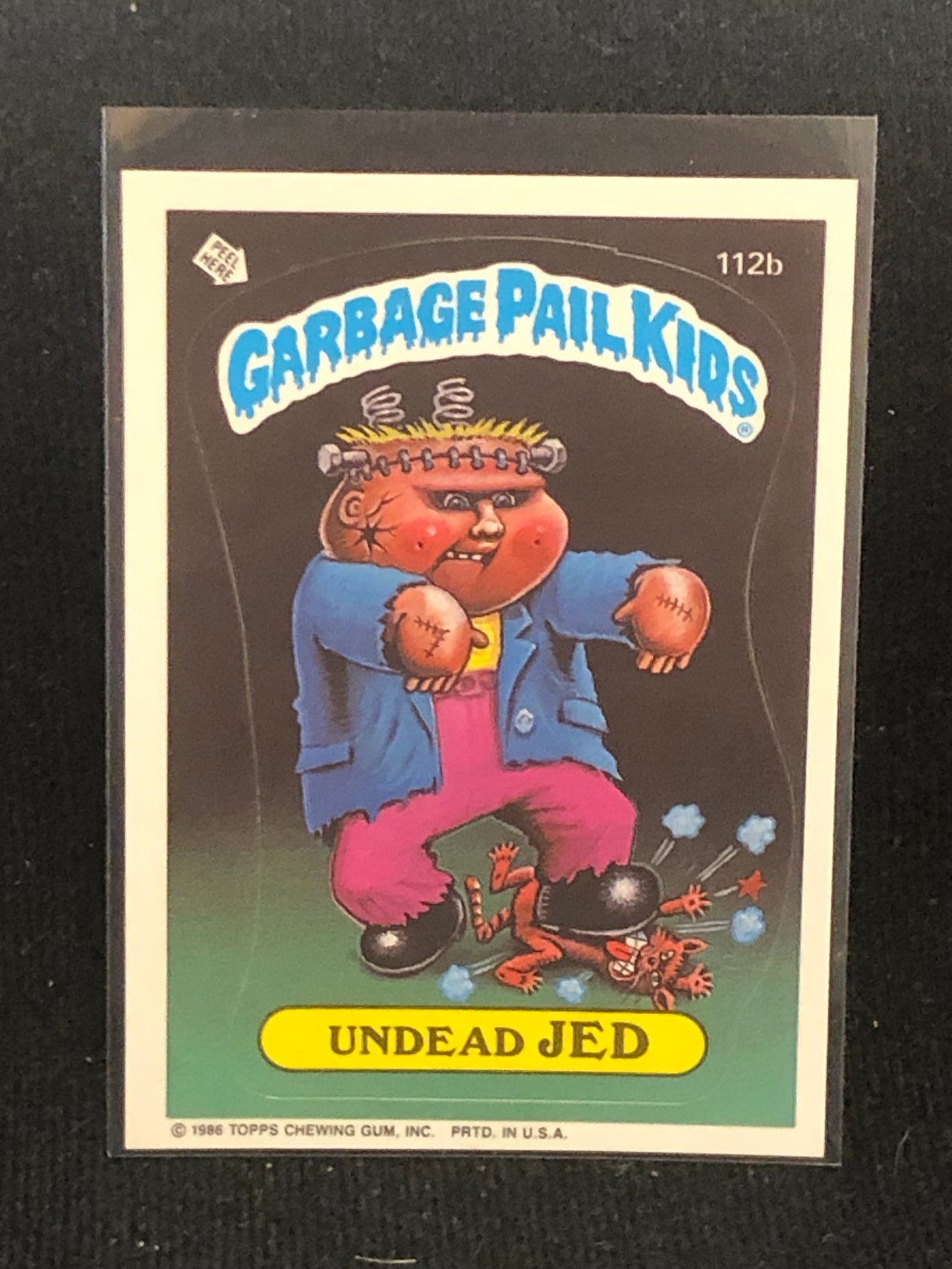 Garbage Pail Kids Original Series 3 (os3) 112b Undead Jed