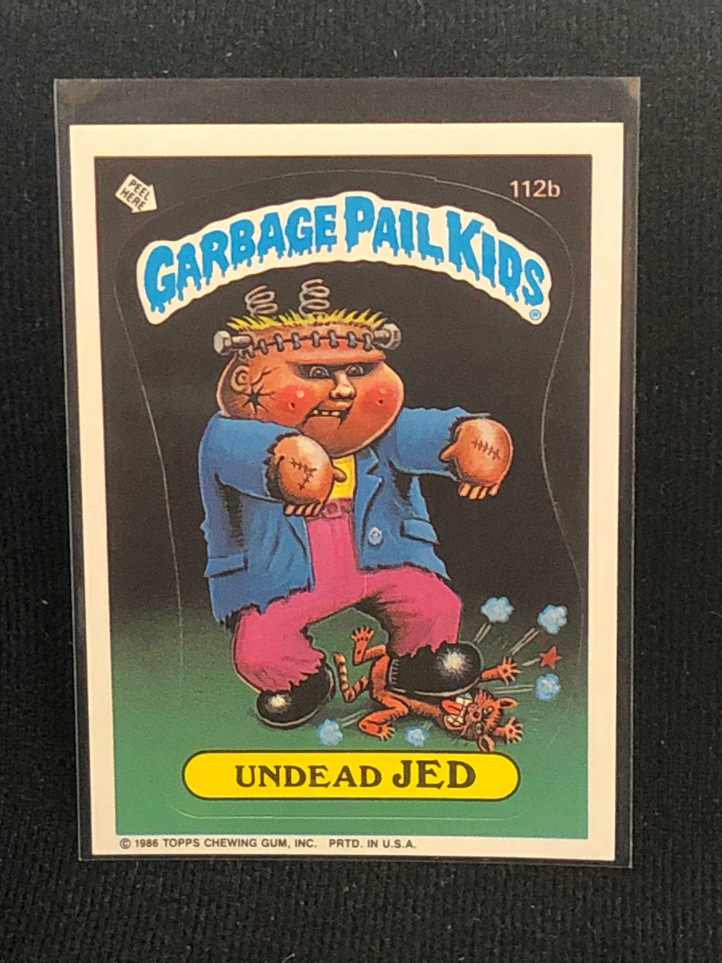 Garbage Pail Kids Original Series 3 (os3) 112b Undead Jed