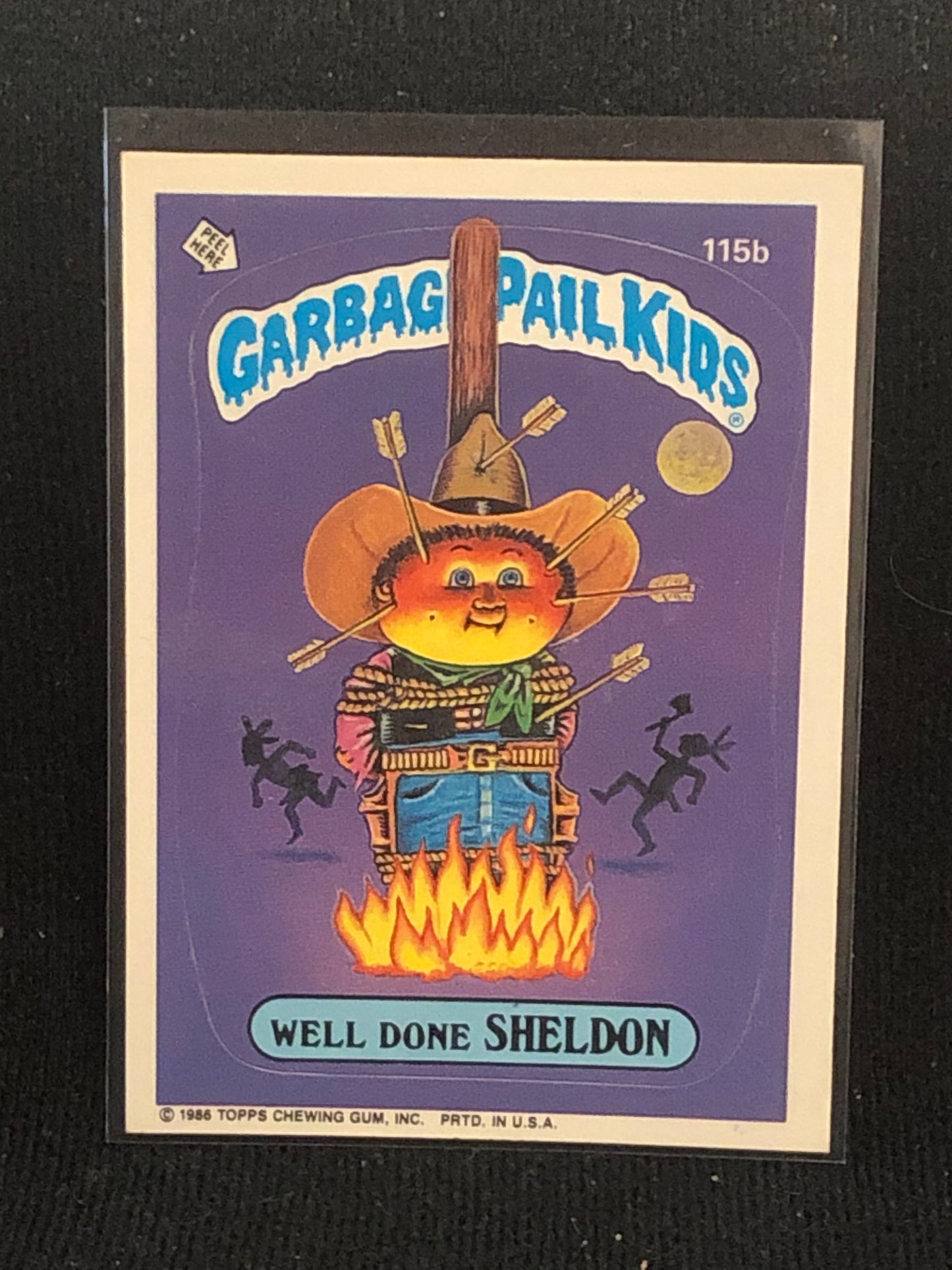 Garbage Pail Kids Original Series 3 (os3) 115b Well Done Sheldon
