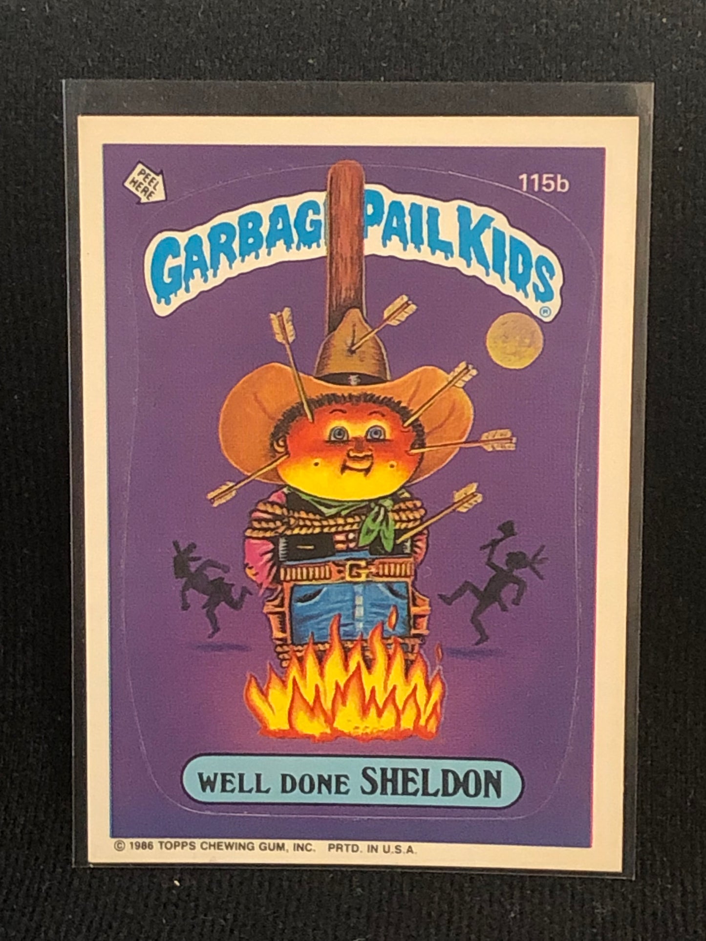 Garbage Pail Kids Original Series 3 (os3) 115b Well Done Sheldon