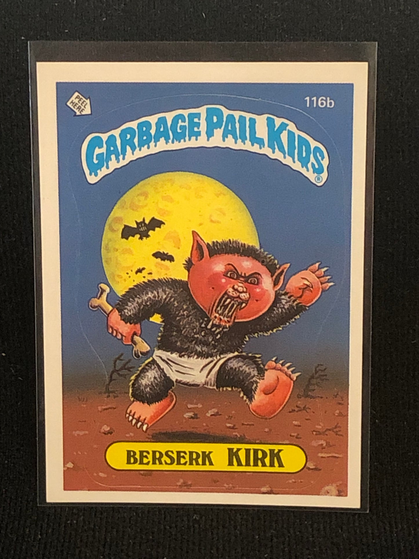 Garbage Pail Kids Original Series 3 (os3) 116b Berserk Kirk