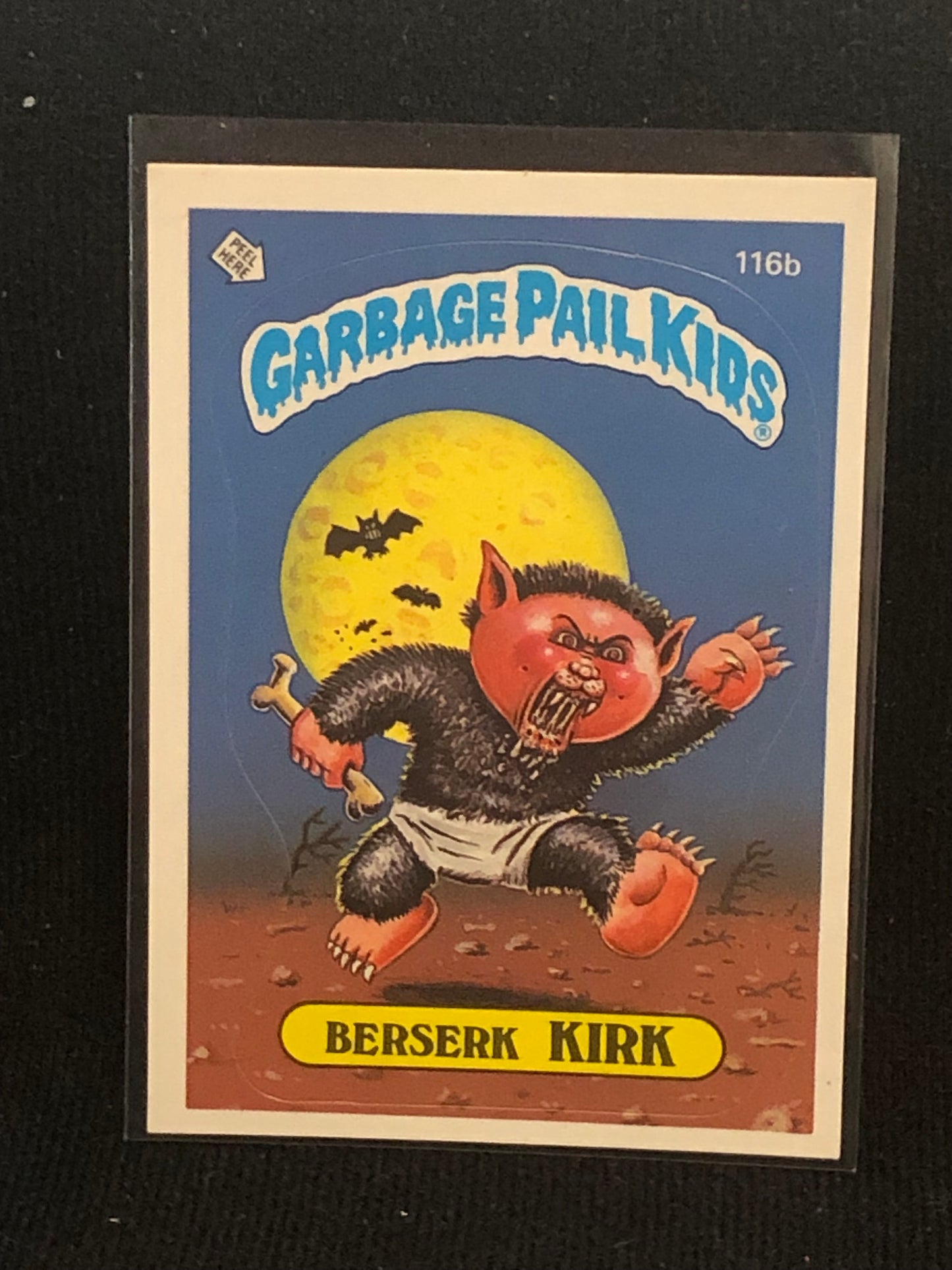 Garbage Pail Kids Original Series 3 (os3) 116b Berserk Kirk