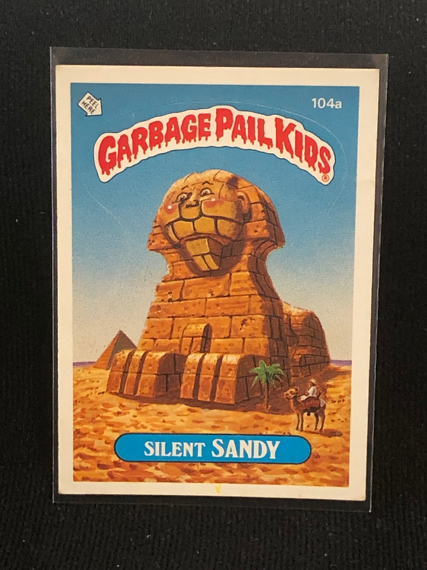Garbage Pail Kids Original Series 3 (os3) 104a Silent Sandy