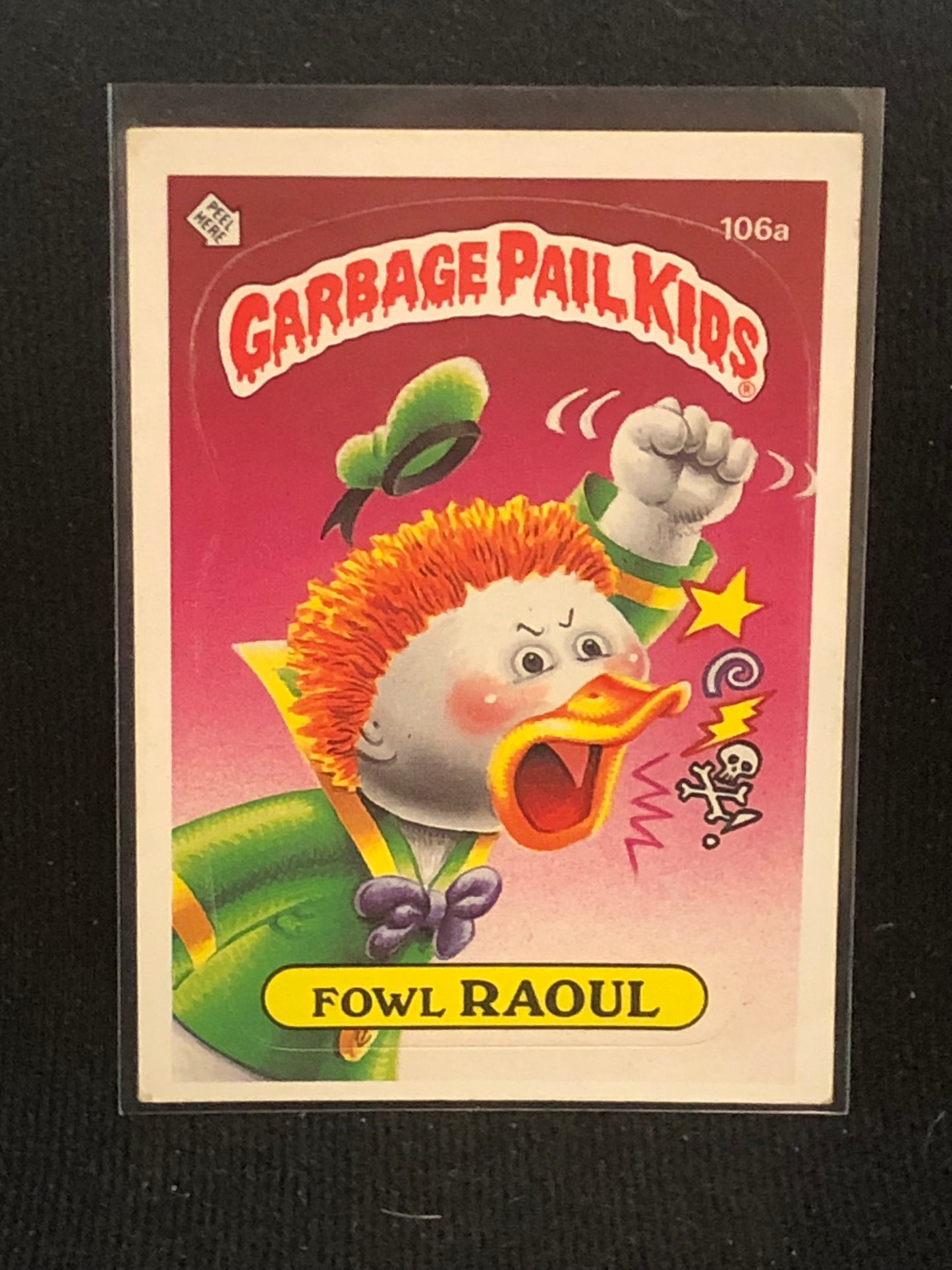 Garbage Pail Kids Original Series 3 (os3) 106a Fowl Raoul