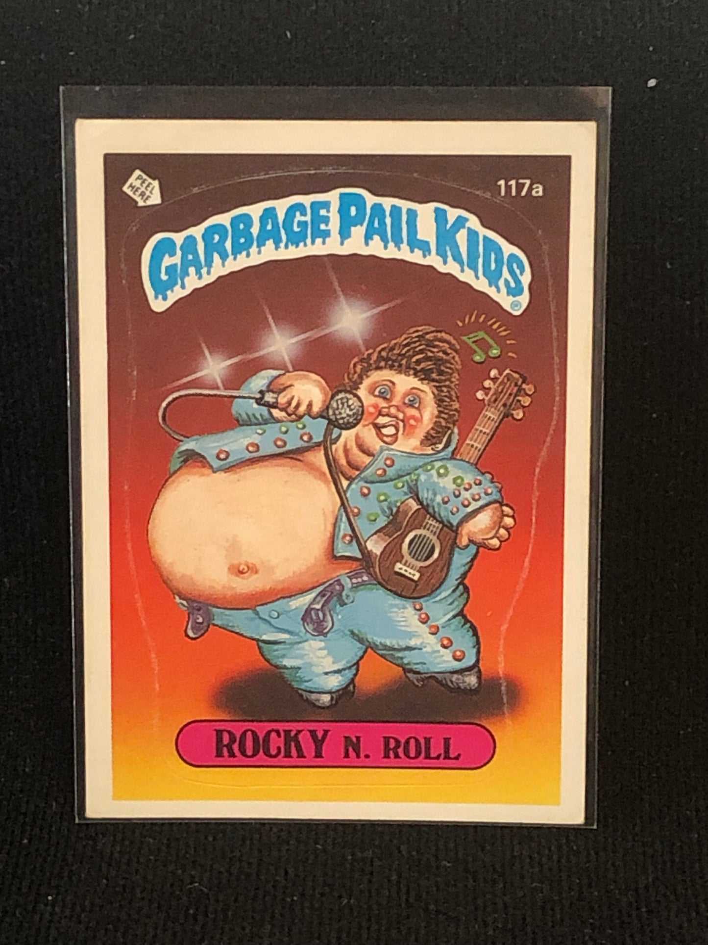 Garbage Pail Kids Original Series 3 (os3) 117a Rocky N Roll