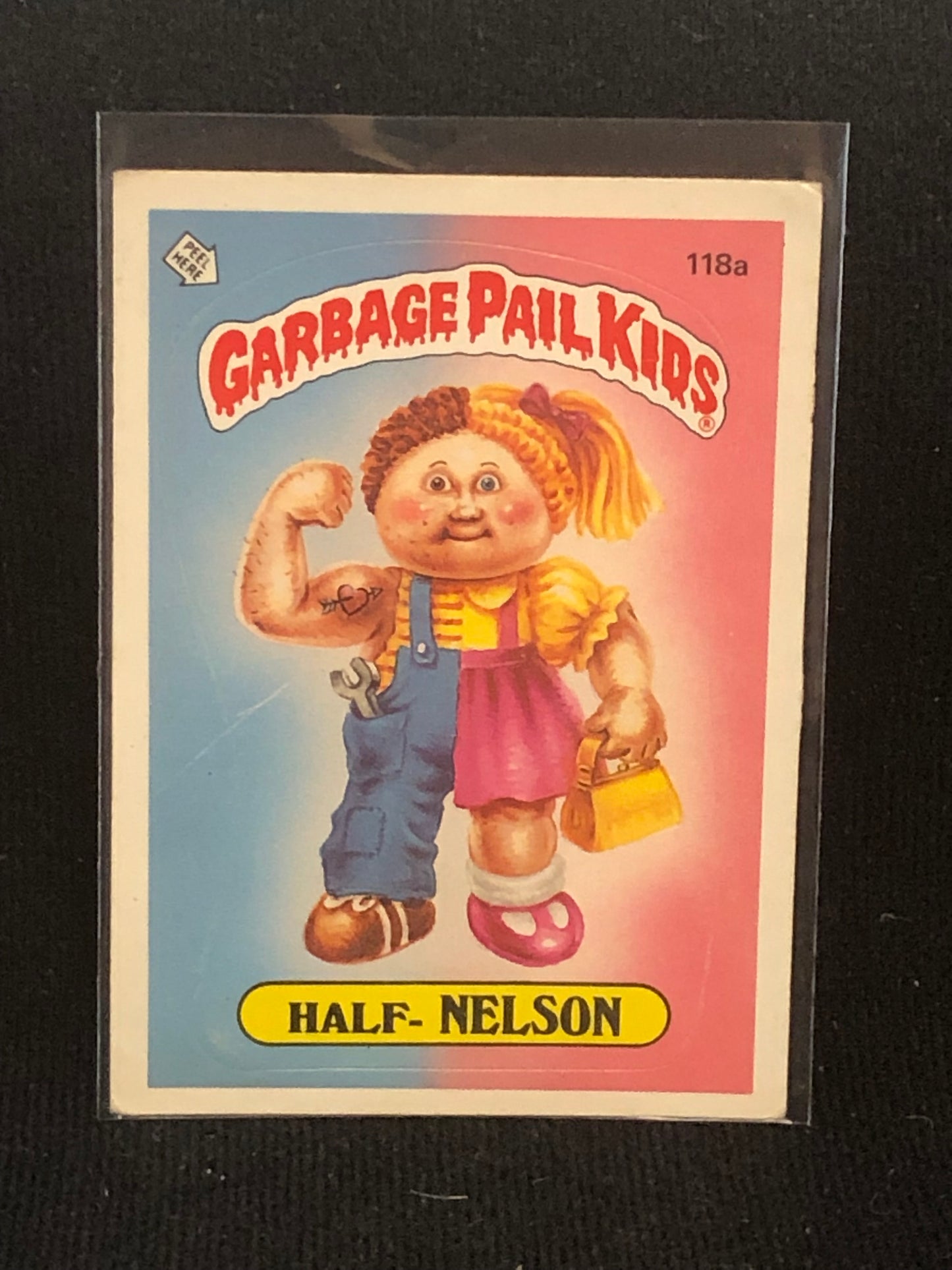 Garbage Pail Kids Original Series 3 (os3) 118a Half Nelson